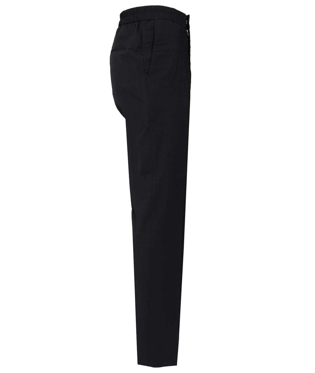 PAUL SMITH Синие шерстяные повседневные брюки, фото 3