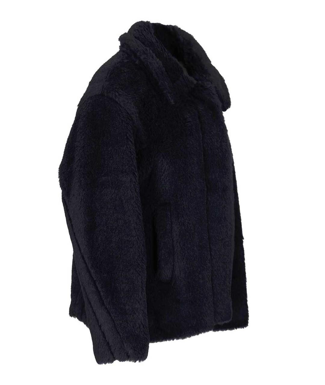 MAX MARA Синее шерстяное пальто, фото 3