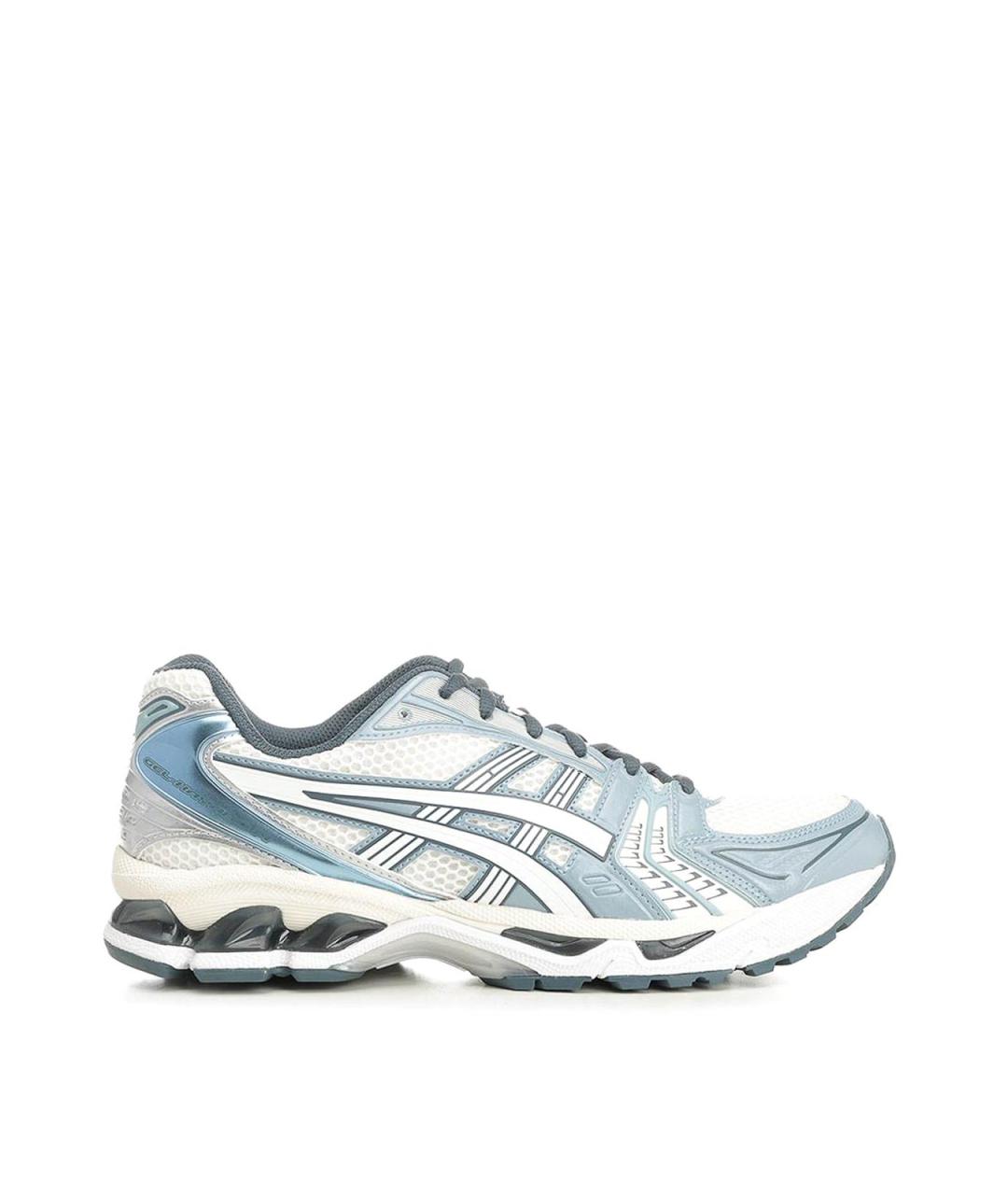 ASICS Голубые кожаные кроссовки, фото 1