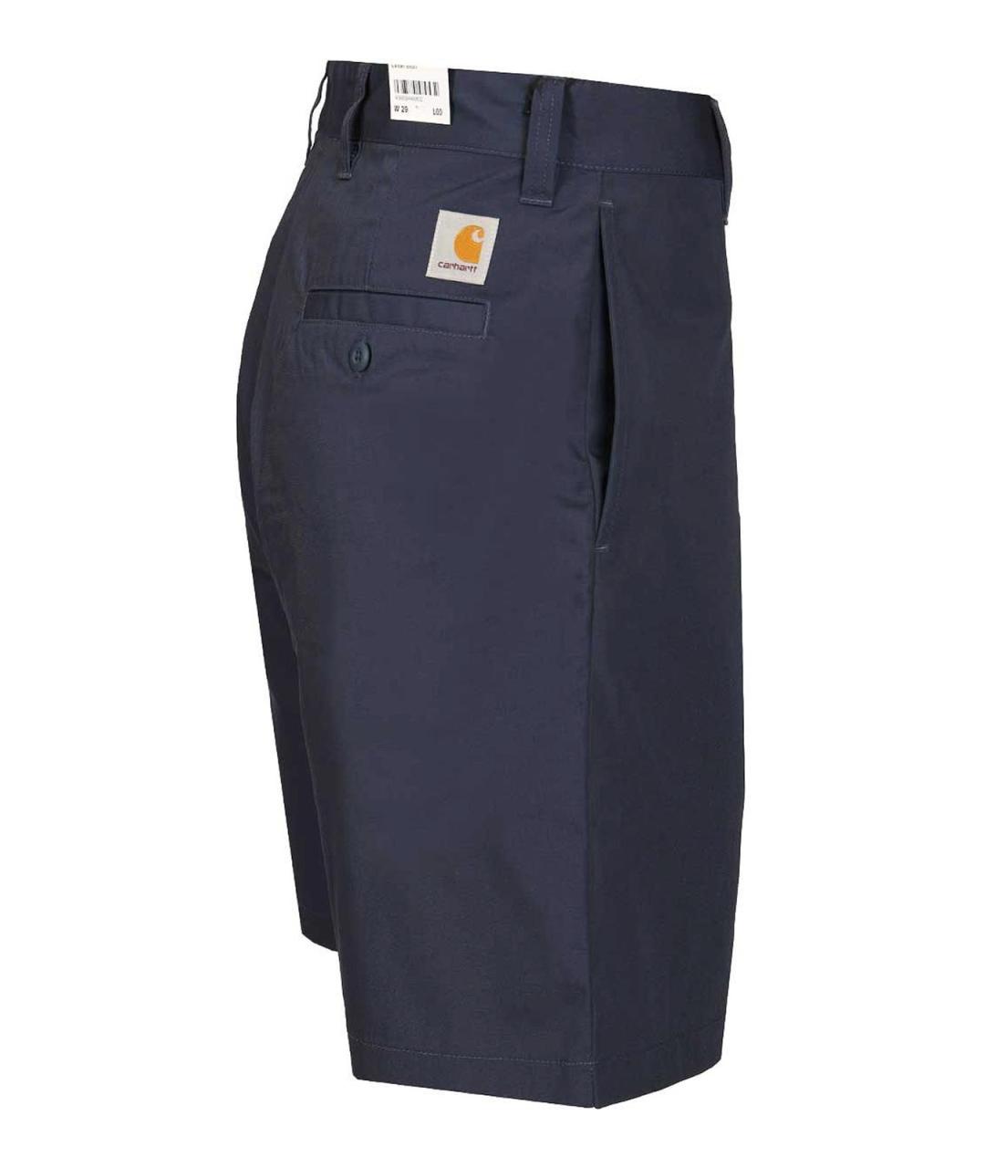 CARHARTT Синие полиэстеровые шорты, фото 3