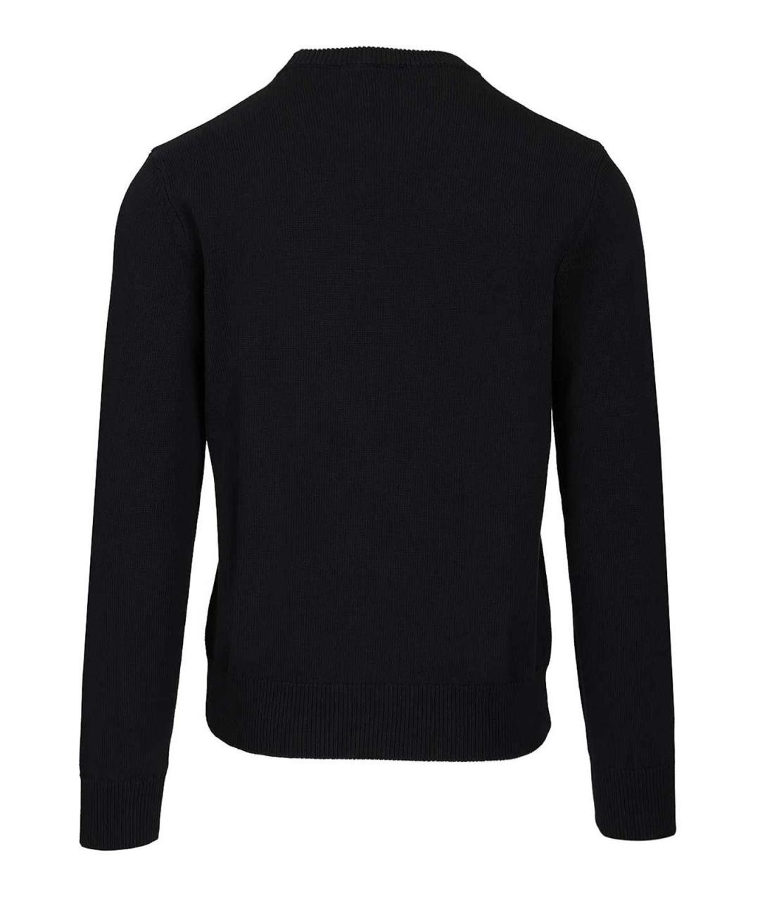 EMPORIO ARMANI Синий хлопковый джемпер / свитер, фото 2