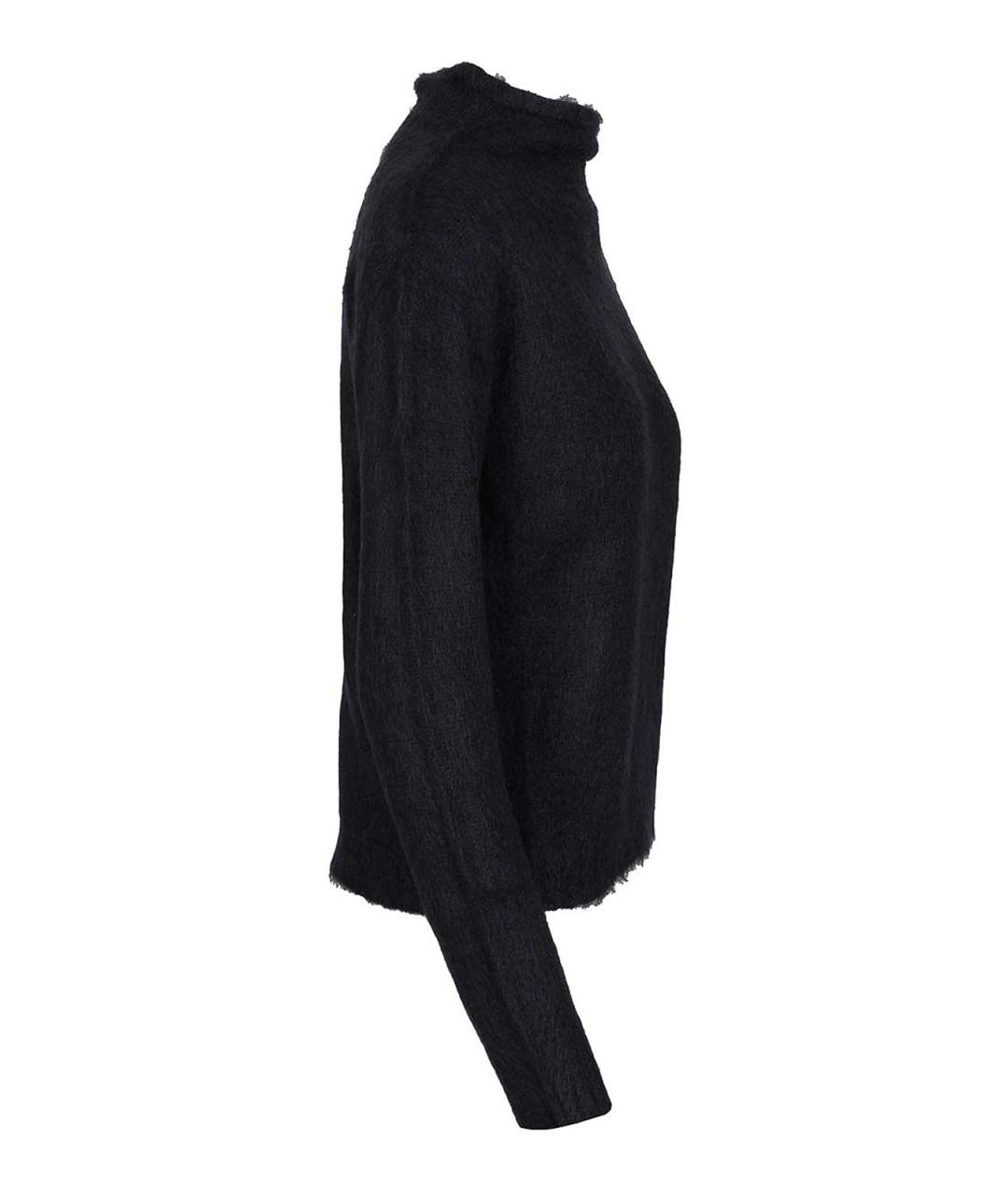 MAX MARA STUDIO Синяя шерстяная водолазка, фото 3