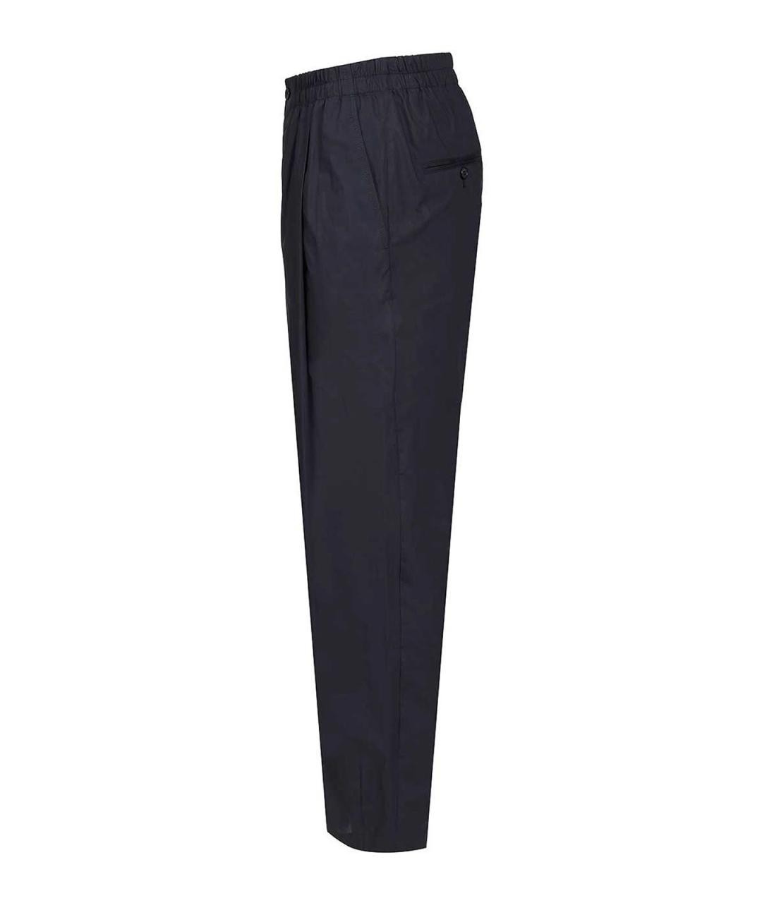 GIORGIO ARMANI Синие хлопковые повседневные брюки, фото 3