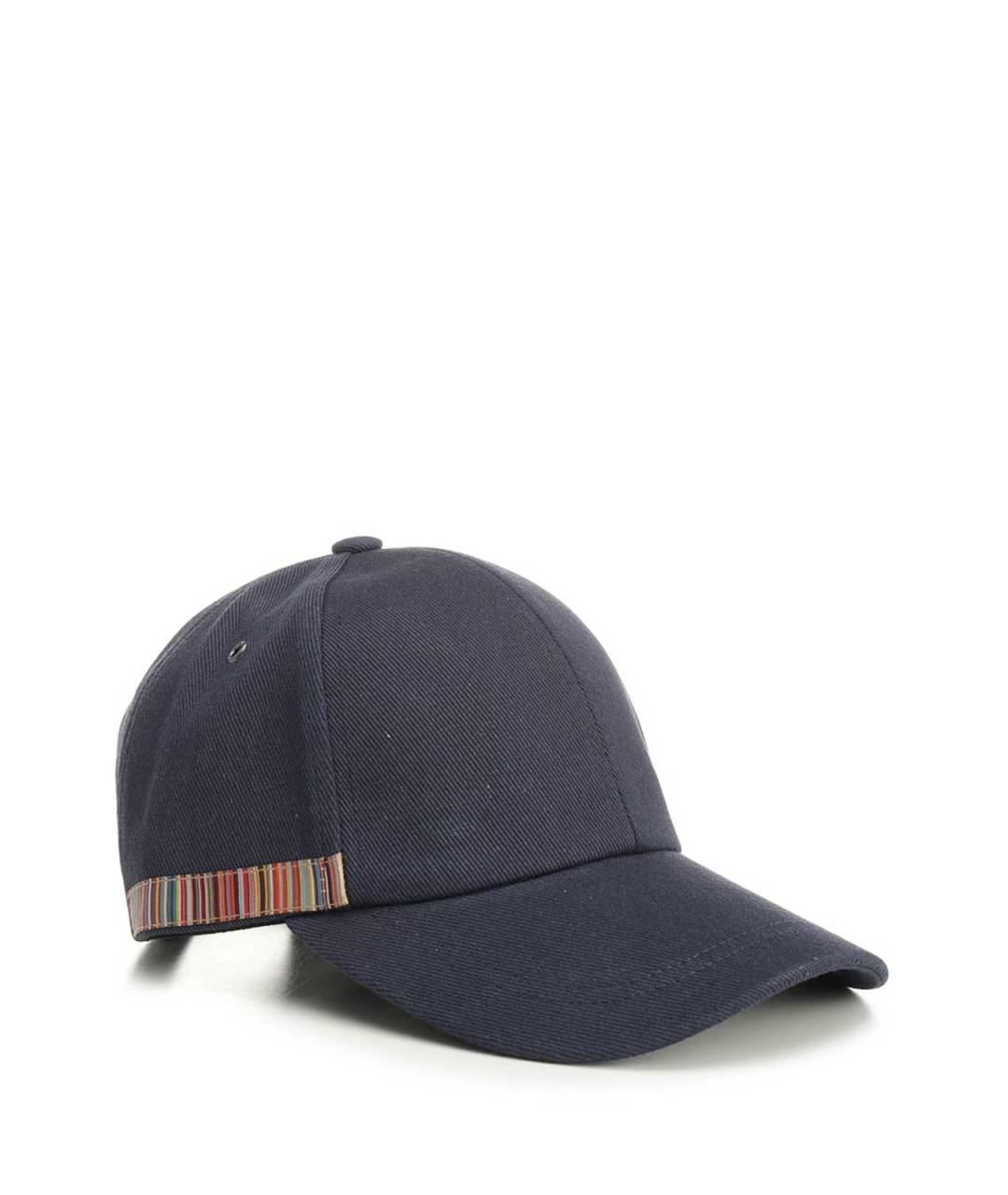 PAUL SMITH Синяя хлопковая кепка/бейсболка, фото 2