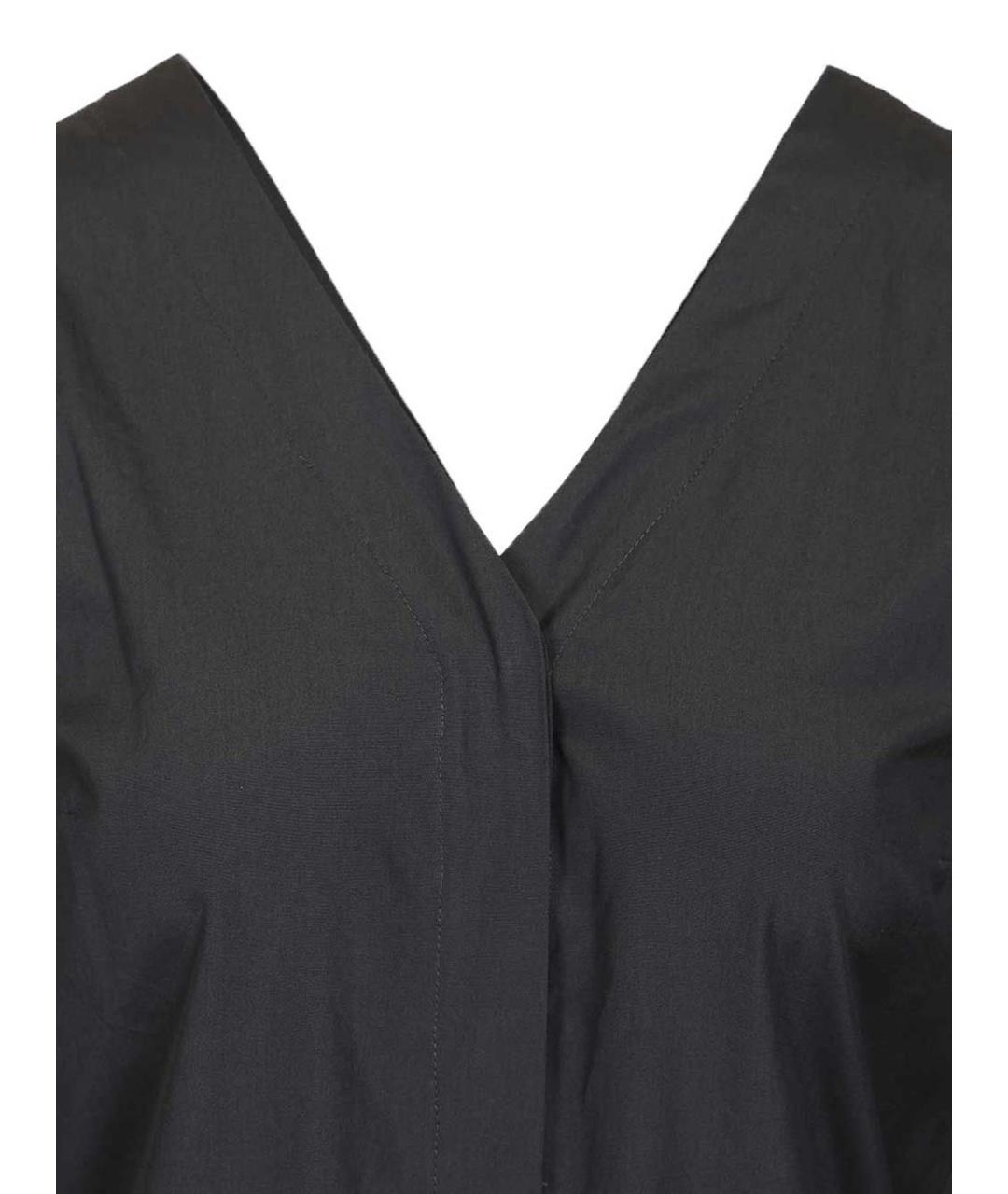 'S MAX MARA Синий хлопковый комбинезон, фото 4