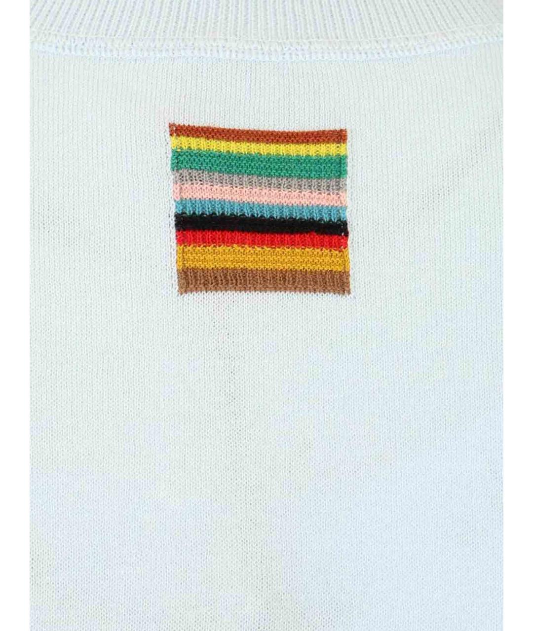 PAUL SMITH Голубая хлопковая футболка, фото 4