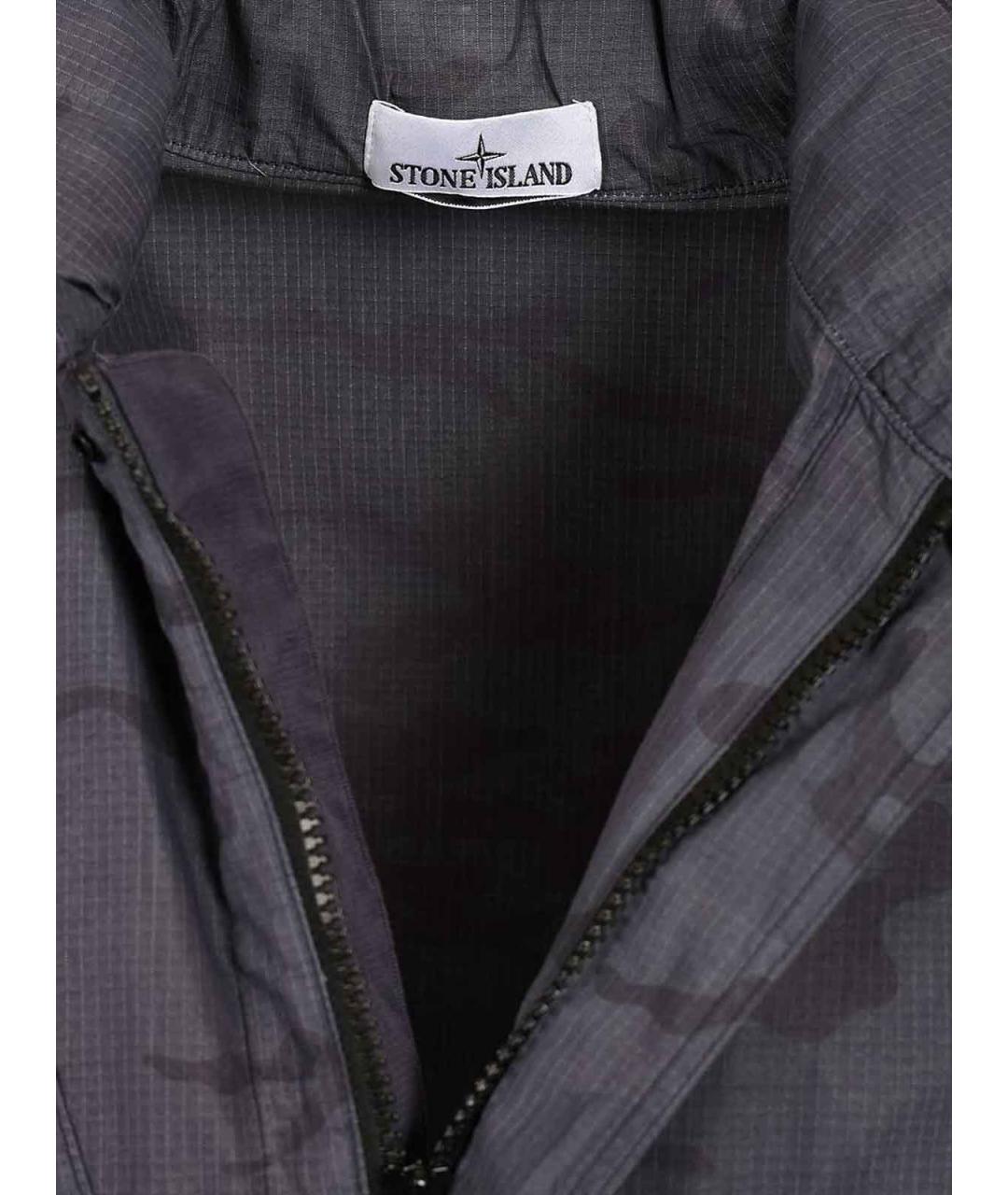 STONE ISLAND Синяя хлопковая куртка, фото 3