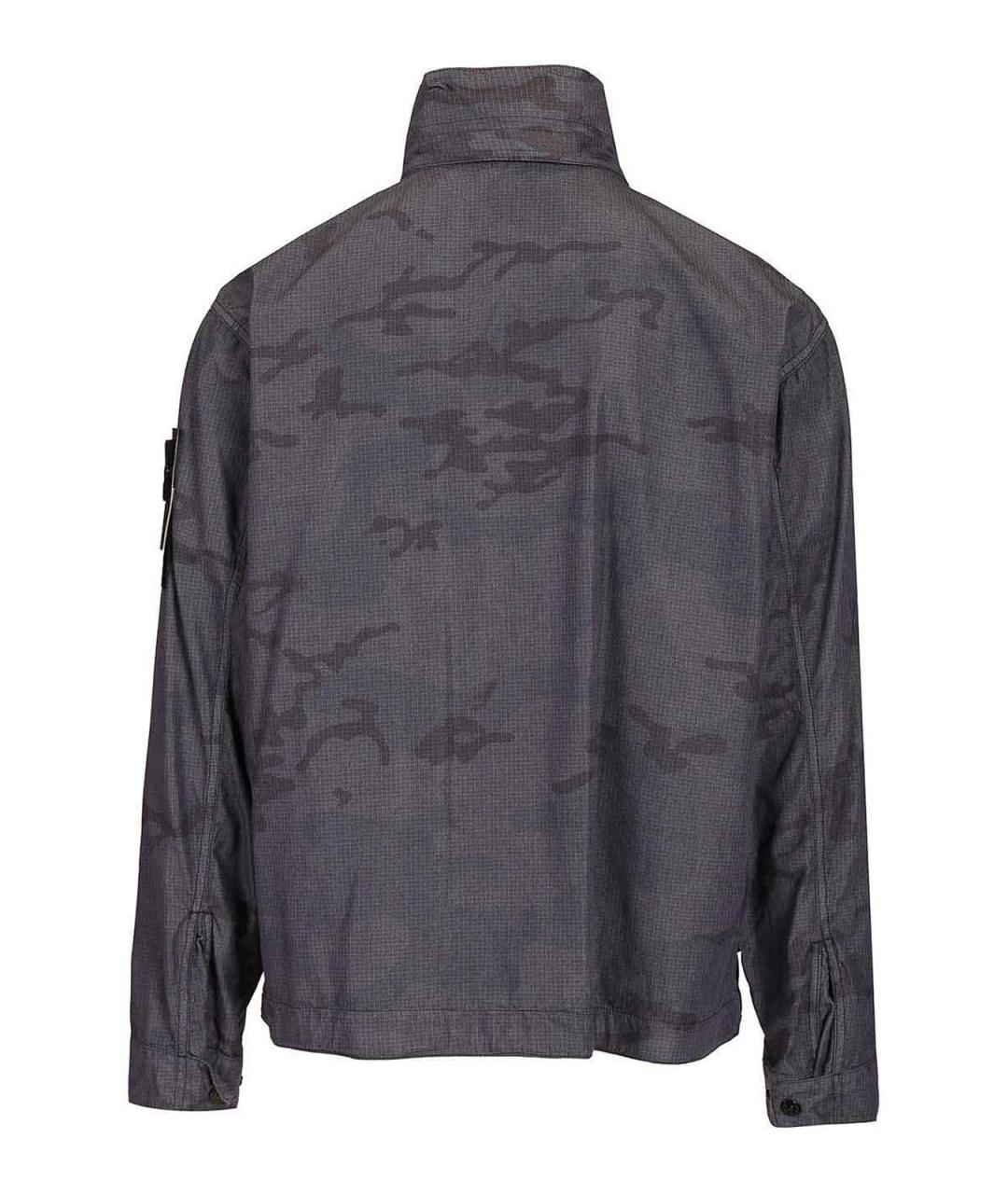 STONE ISLAND Синяя хлопковая куртка, фото 2