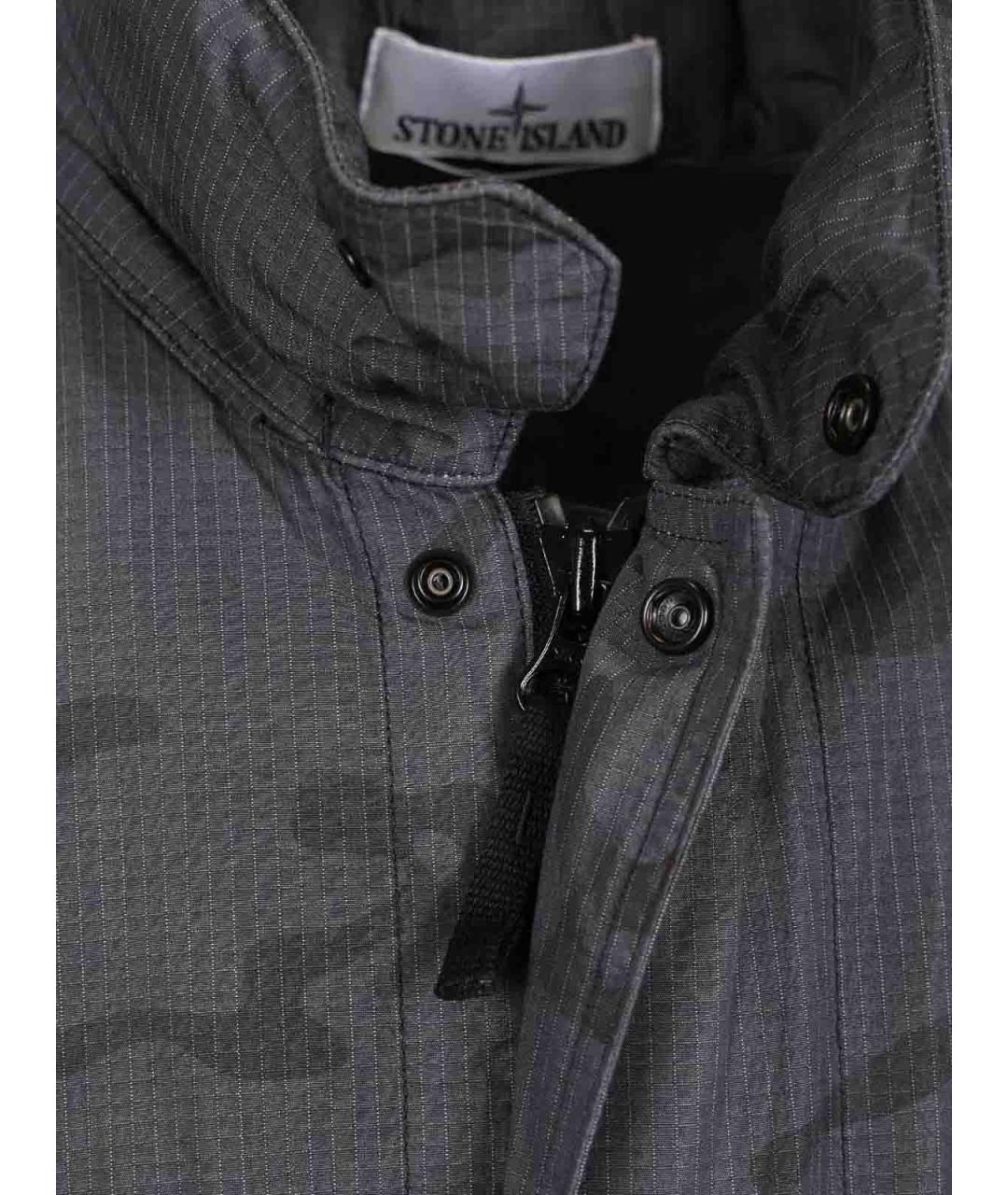 STONE ISLAND Синяя хлопковая куртка, фото 4