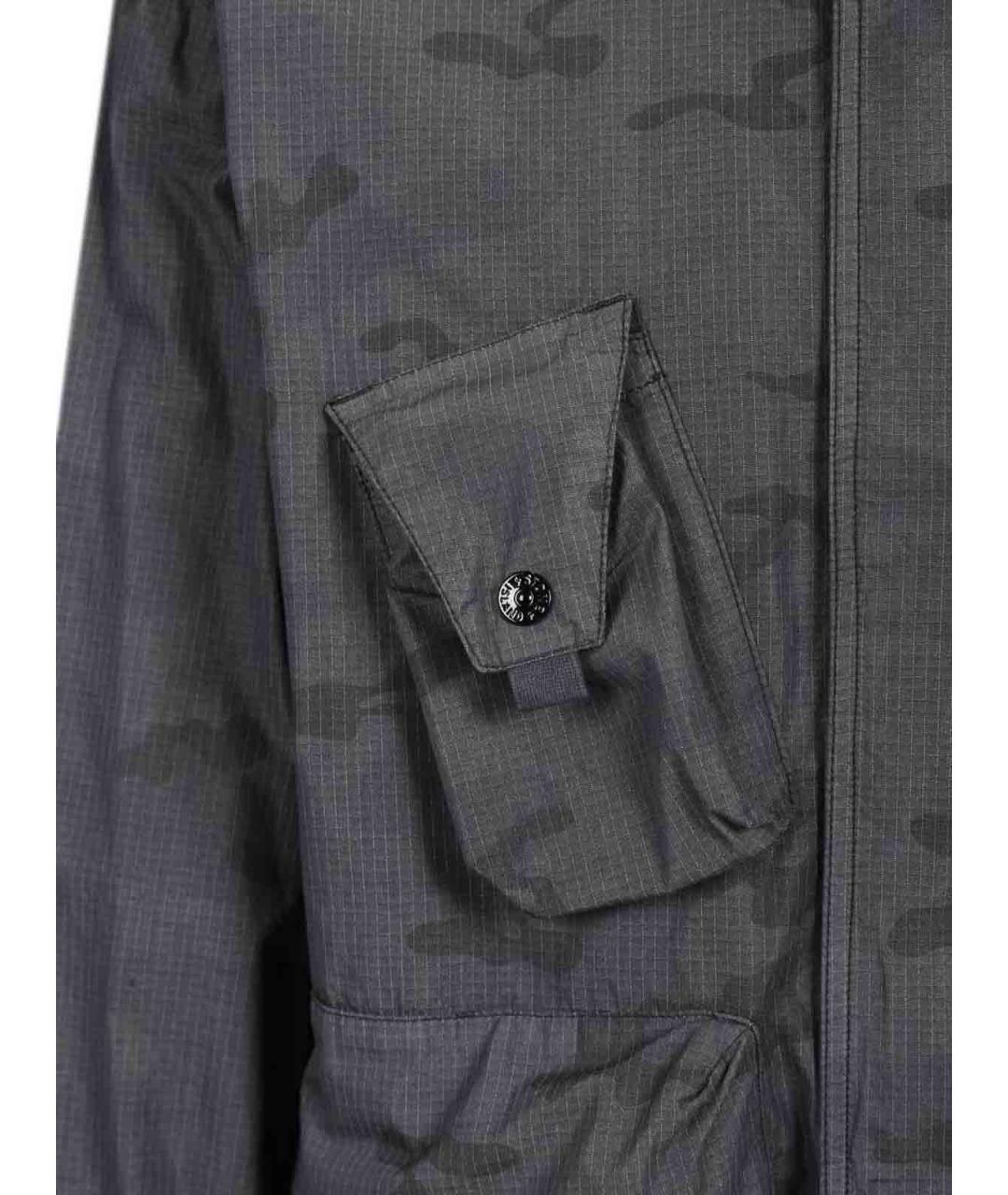 STONE ISLAND Синяя хлопковая куртка, фото 5