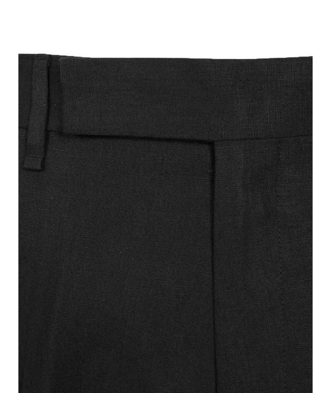 PAUL SMITH Синие льняные повседневные брюки, фото 4