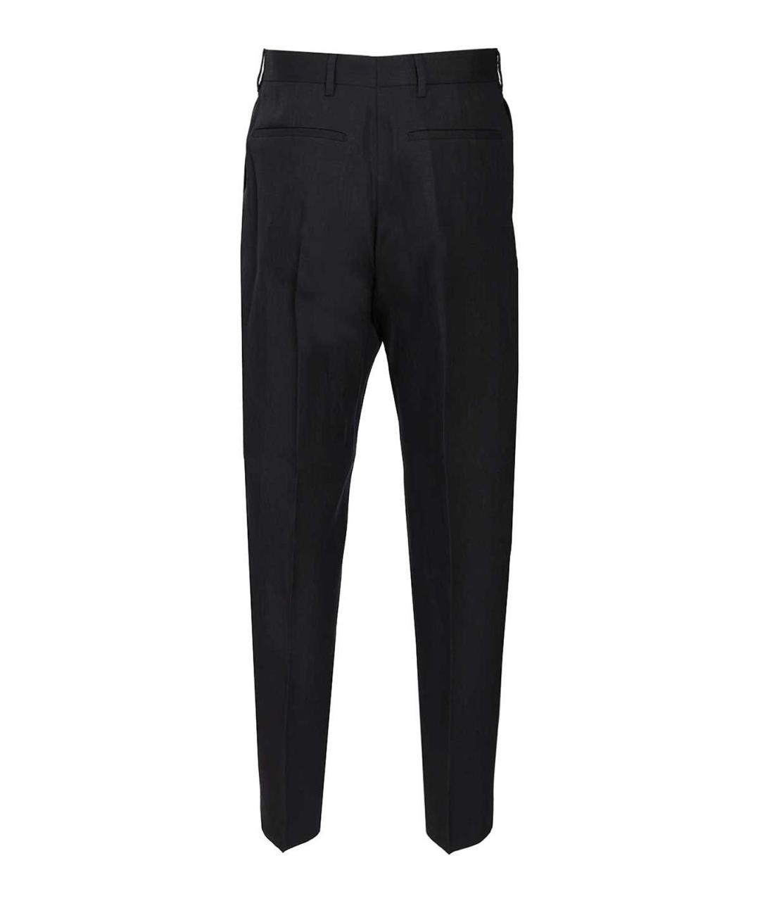 PAUL SMITH Синие льняные повседневные брюки, фото 2