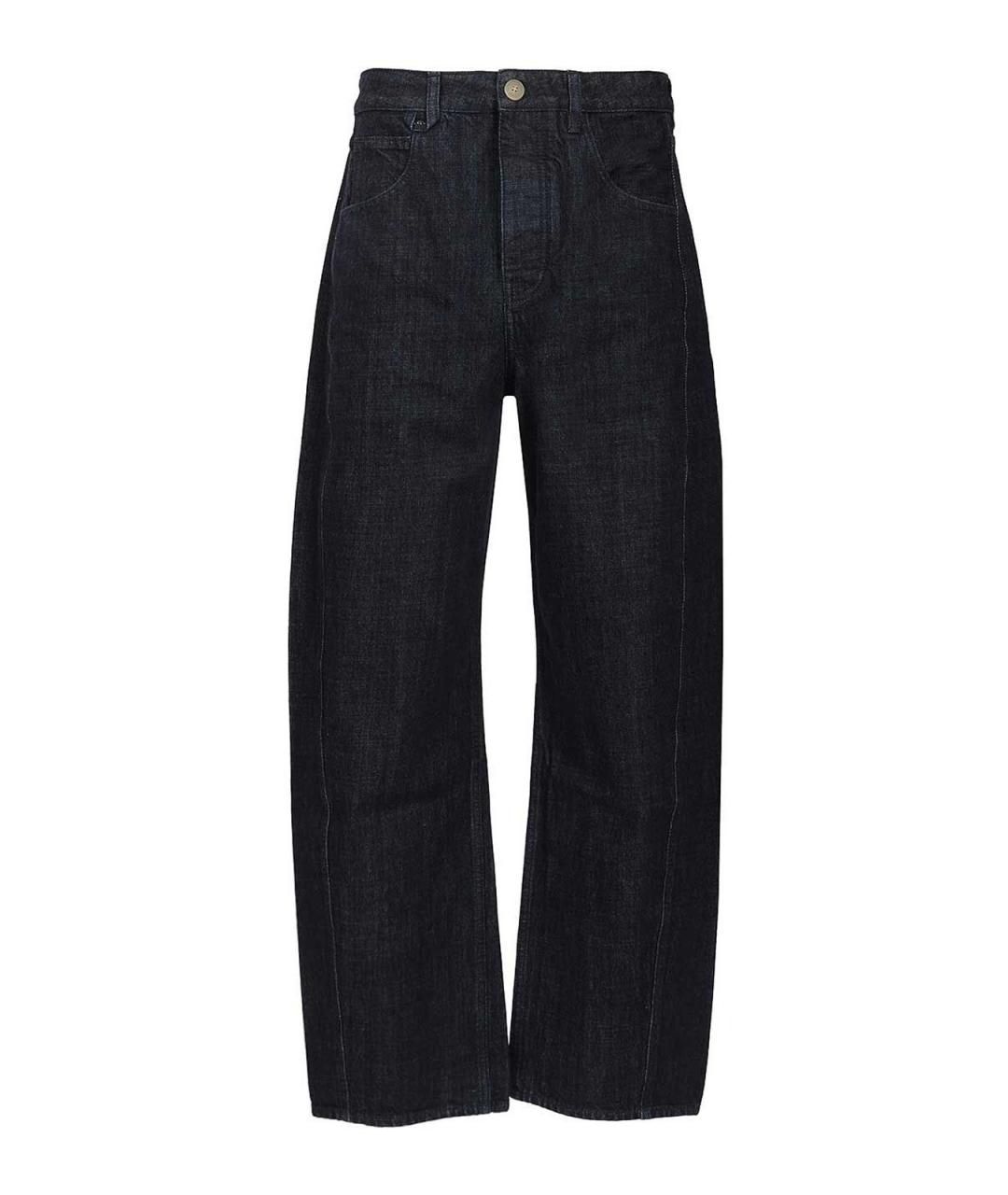 JACQUEMUS Синие хлопковые прямые джинсы, фото 1