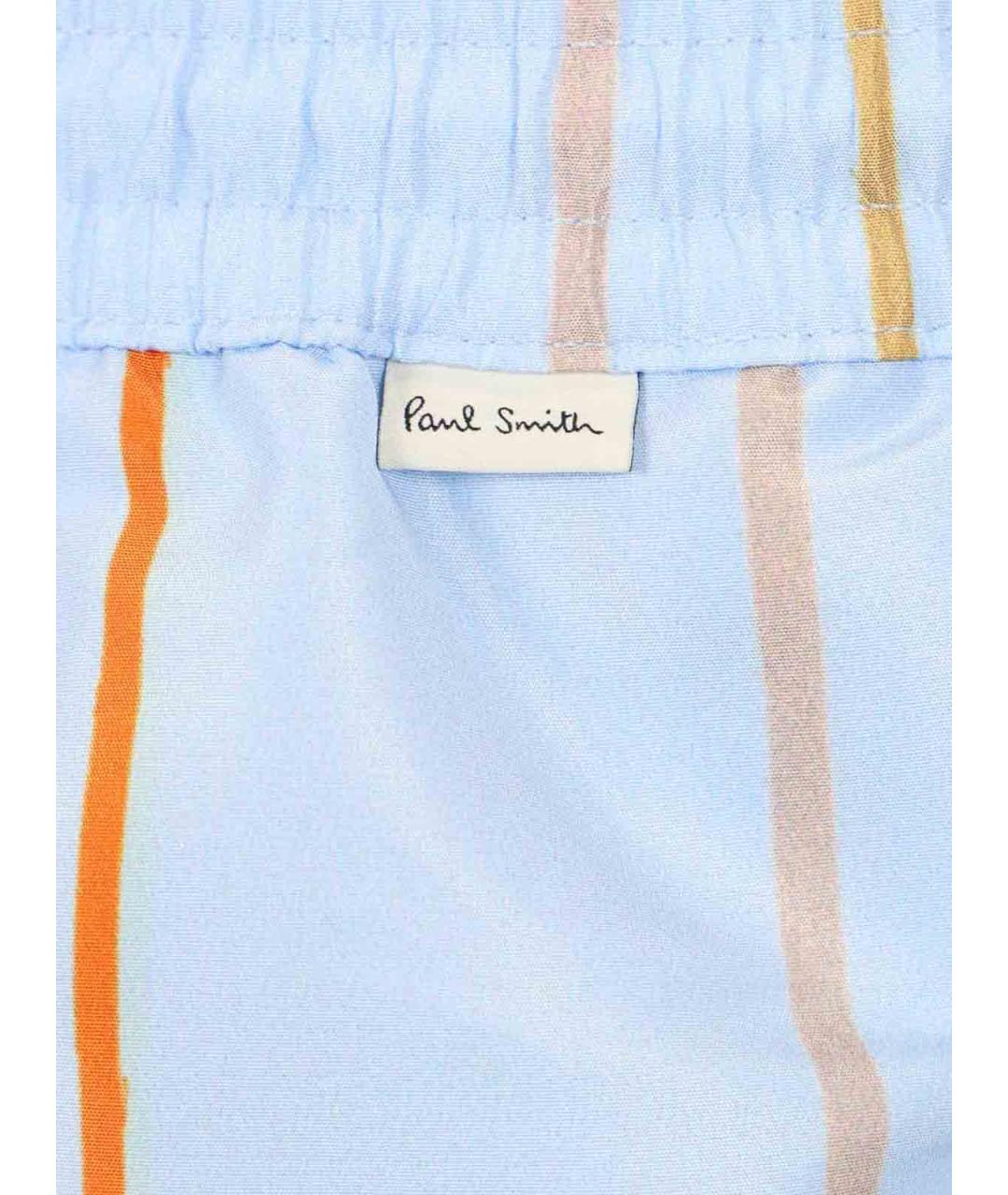 PAUL SMITH Голубые полиэстеровые плавки, фото 4