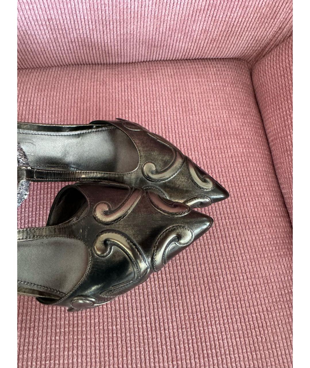 DOLCE&GABBANA Серые туфли, фото 4