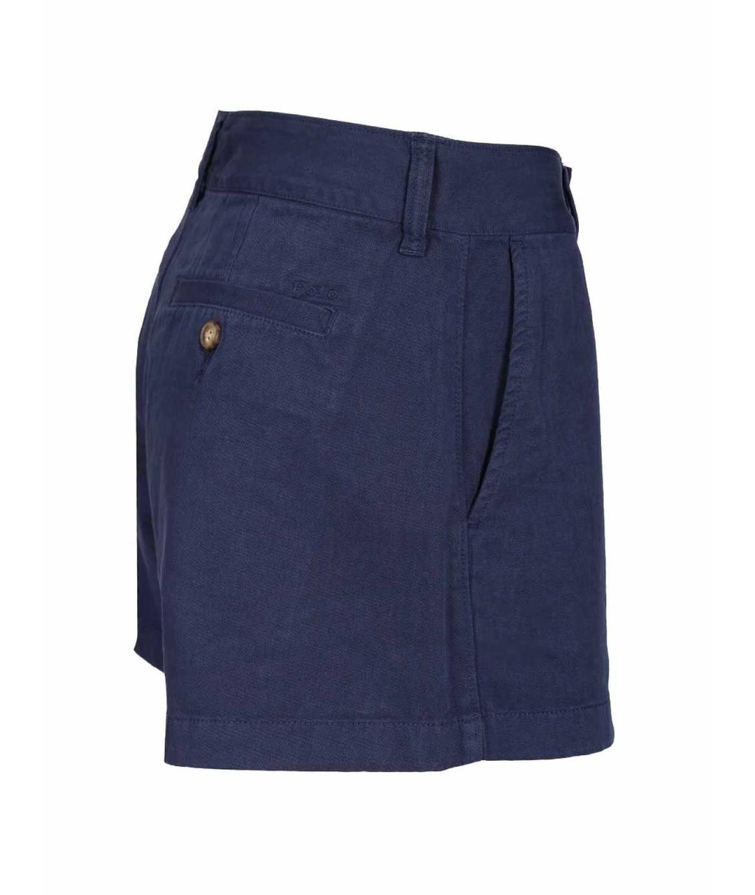 POLO RALPH LAUREN Синие хлопковые шорты, фото 3