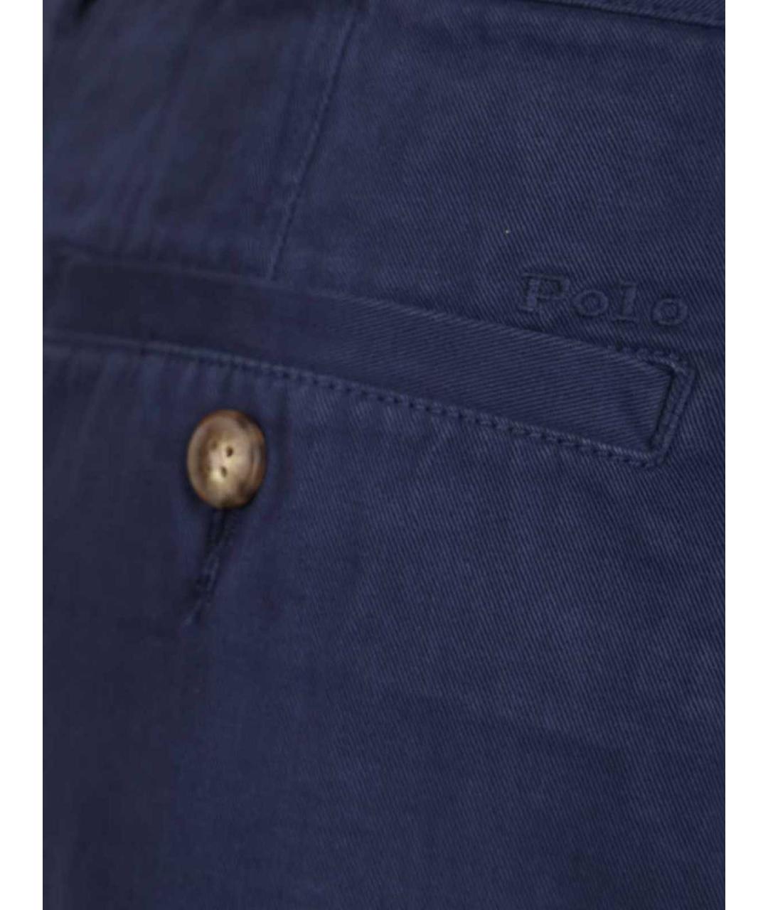 POLO RALPH LAUREN Синие хлопковые шорты, фото 4