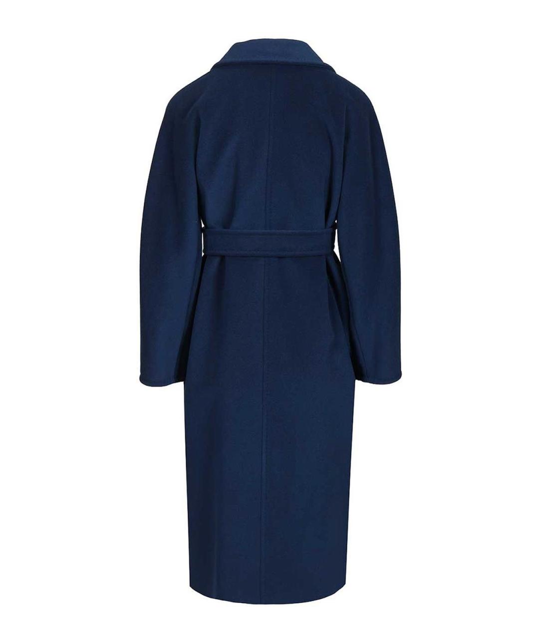 MAX MARA Синее кашемировое пальто, фото 2