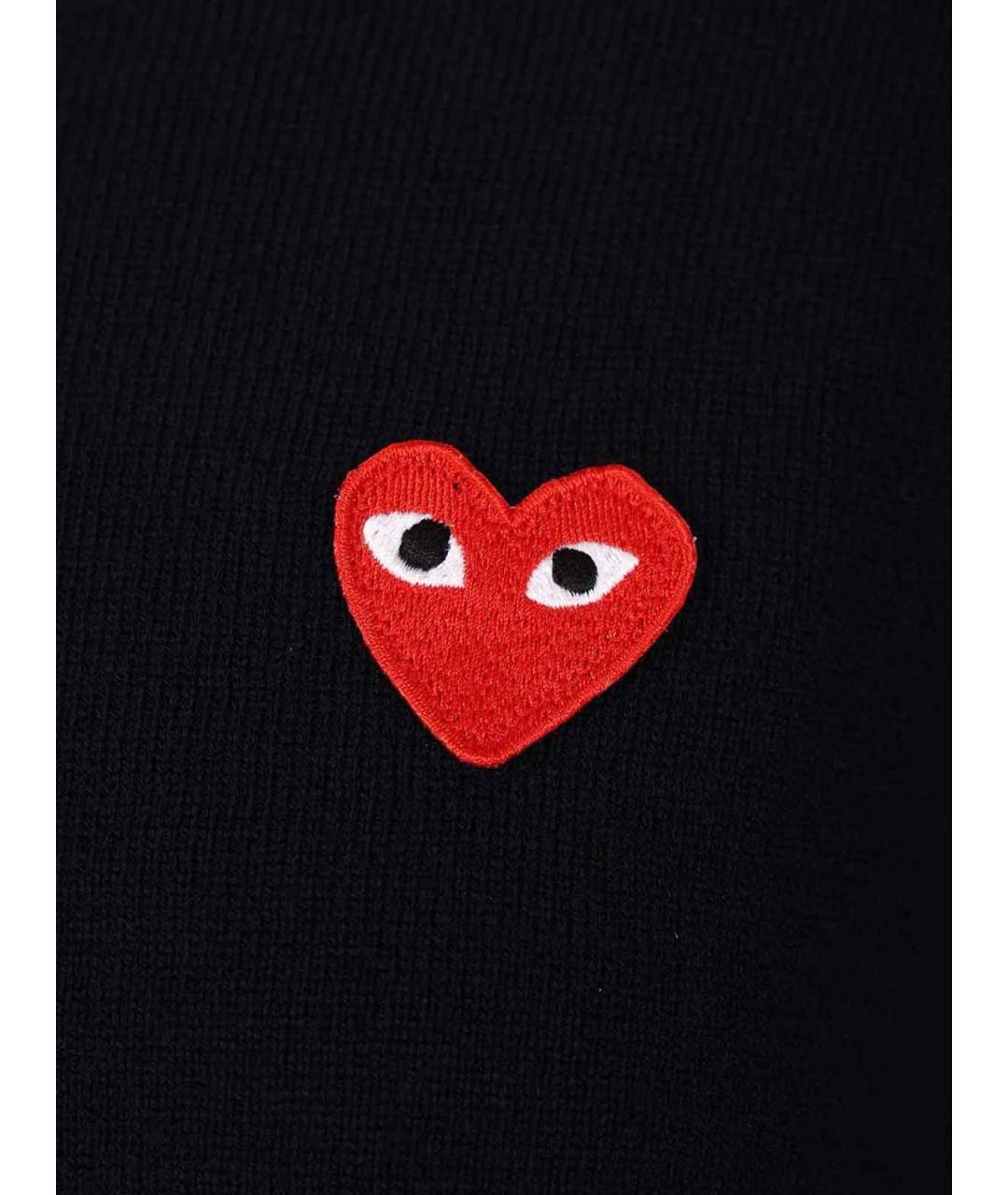 COMME DES GARÇONS PLAY Синий шерстяной джемпер / свитер, фото 4