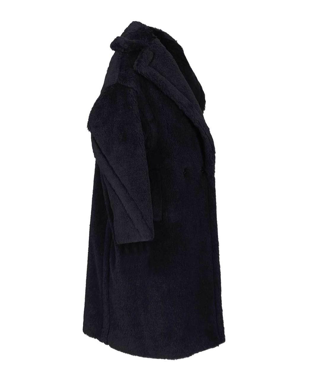MAX MARA Синее шерстяное пальто, фото 3