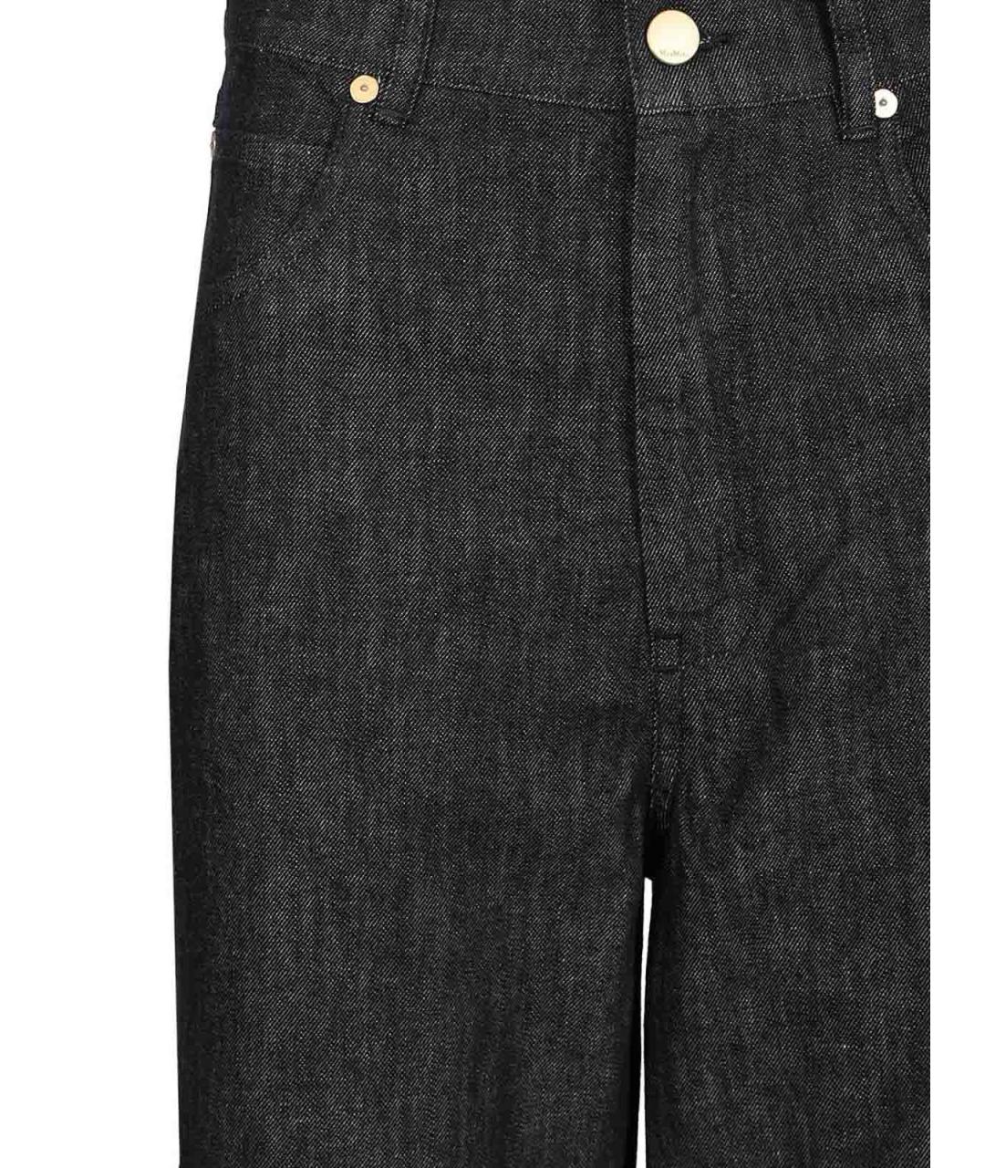 'S MAX MARA Синие хлопковые прямые джинсы, фото 4