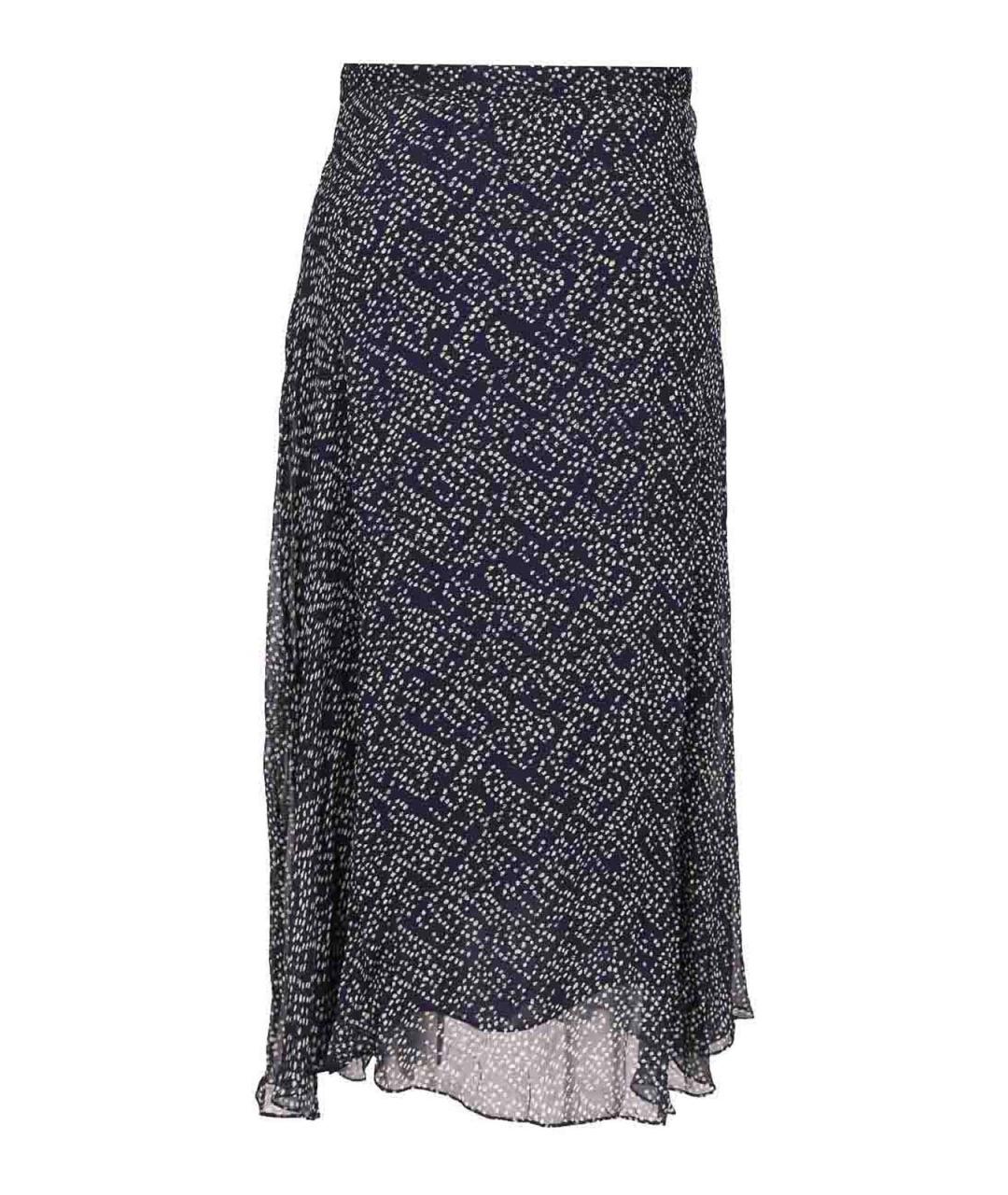 ISABEL MARANT Синяя вискозная юбка макси, фото 2
