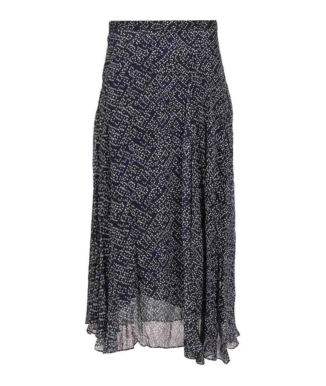 ISABEL MARANT Синяя вискозная юбка макси, фото 1
