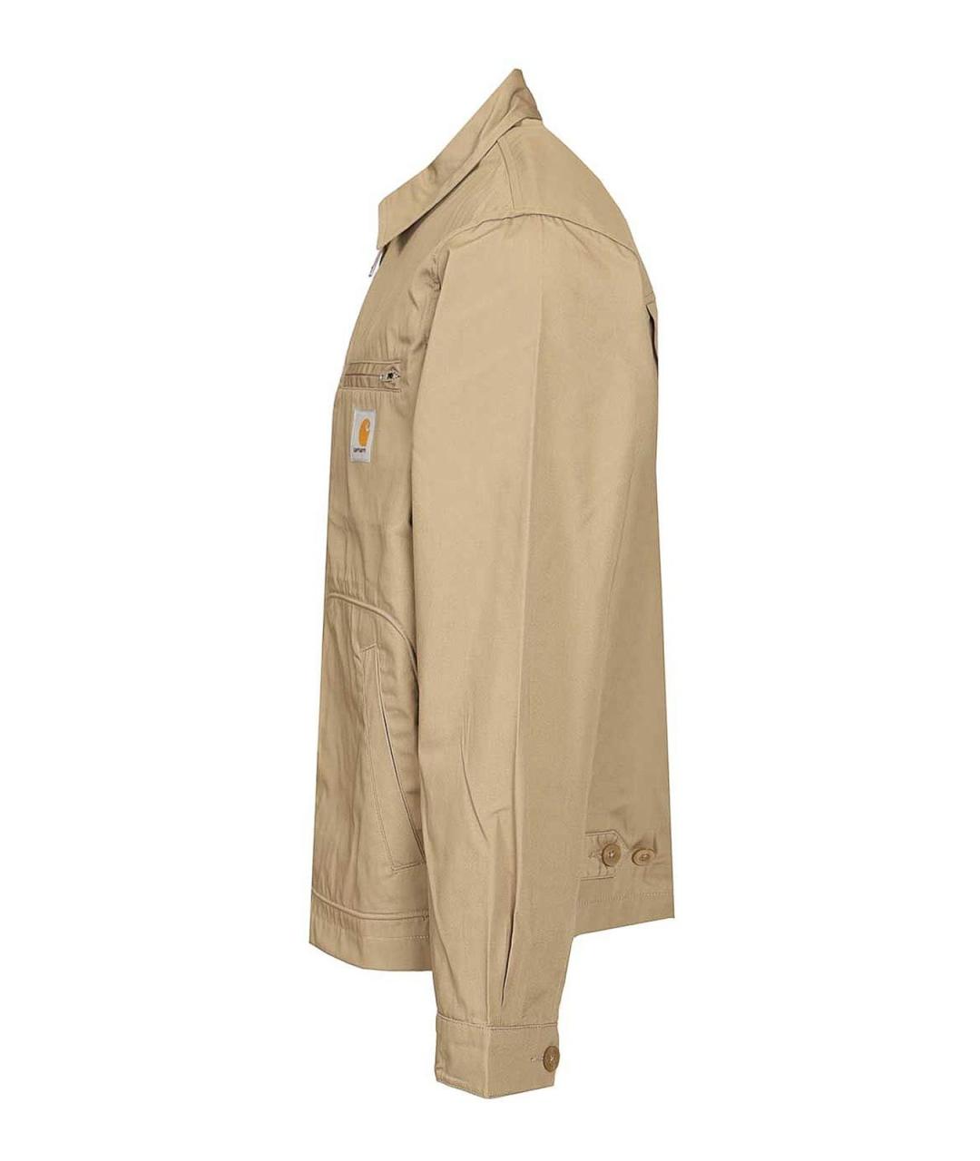 CARHARTT Бежевая хлопковая куртка, фото 3