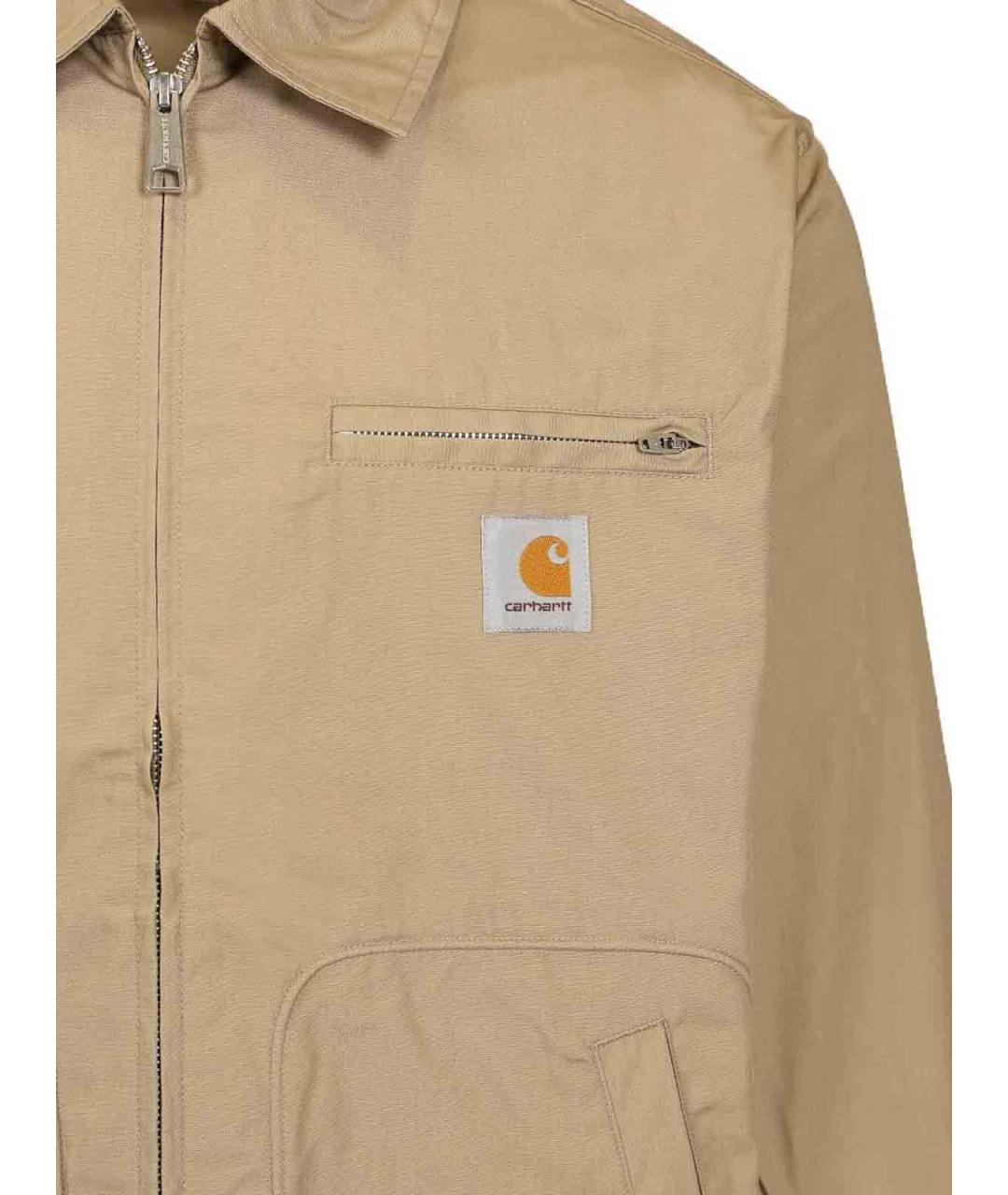 CARHARTT Бежевая хлопковая куртка, фото 4