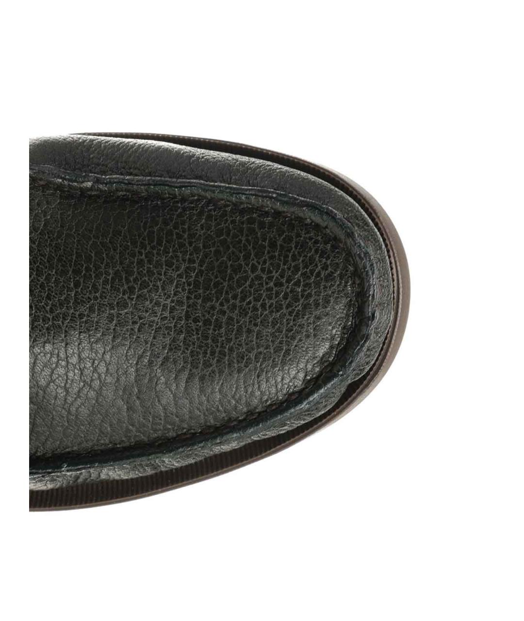 PARABOOT Зеленые кожаные туфли, фото 4