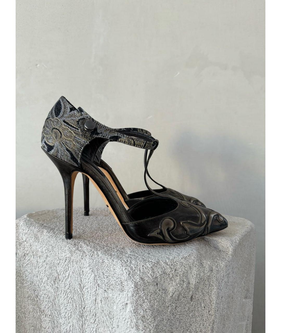 DOLCE&GABBANA Серые туфли, фото 2