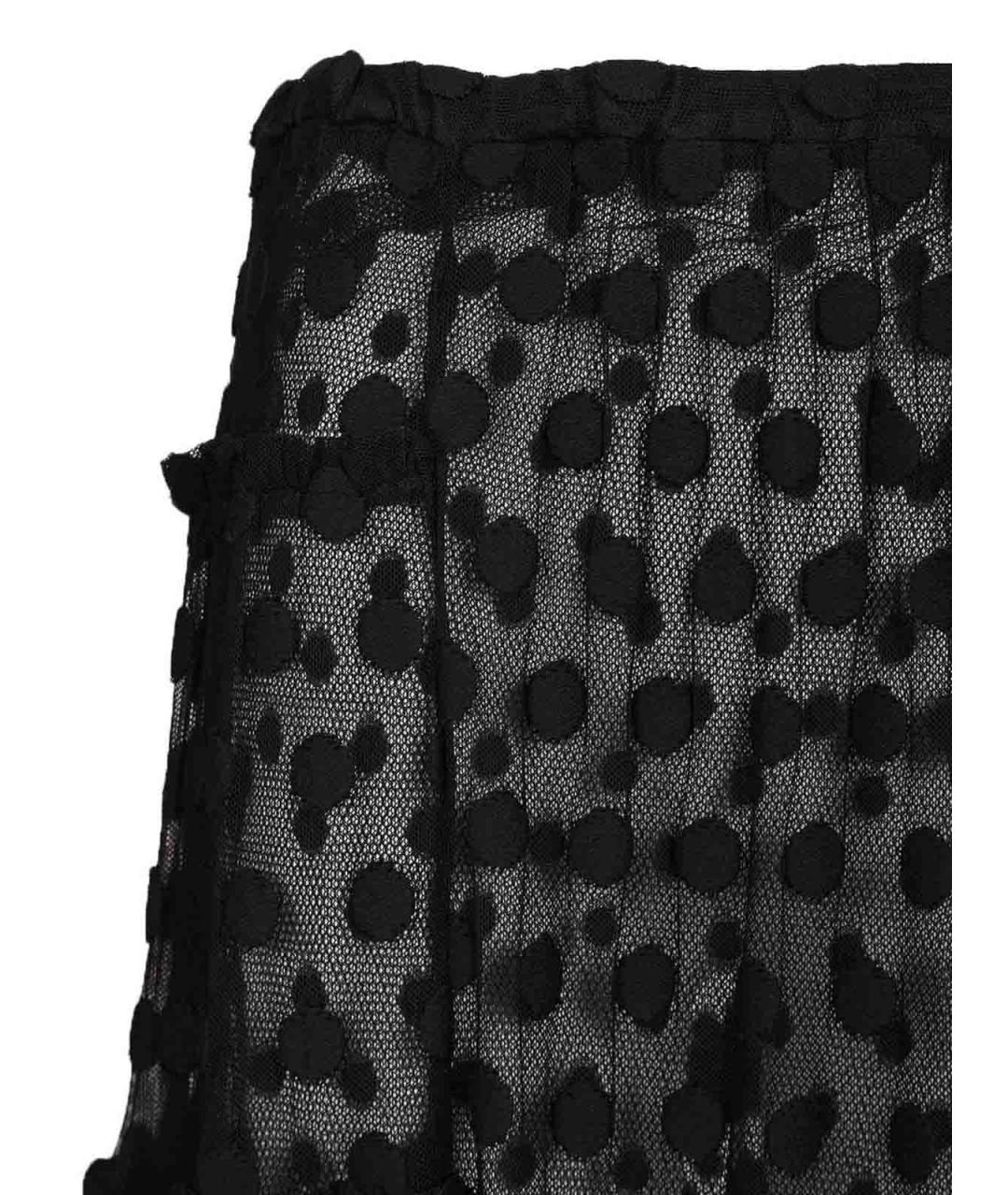 DRIES VAN NOTEN Черная хлопковая юбка макси, фото 4