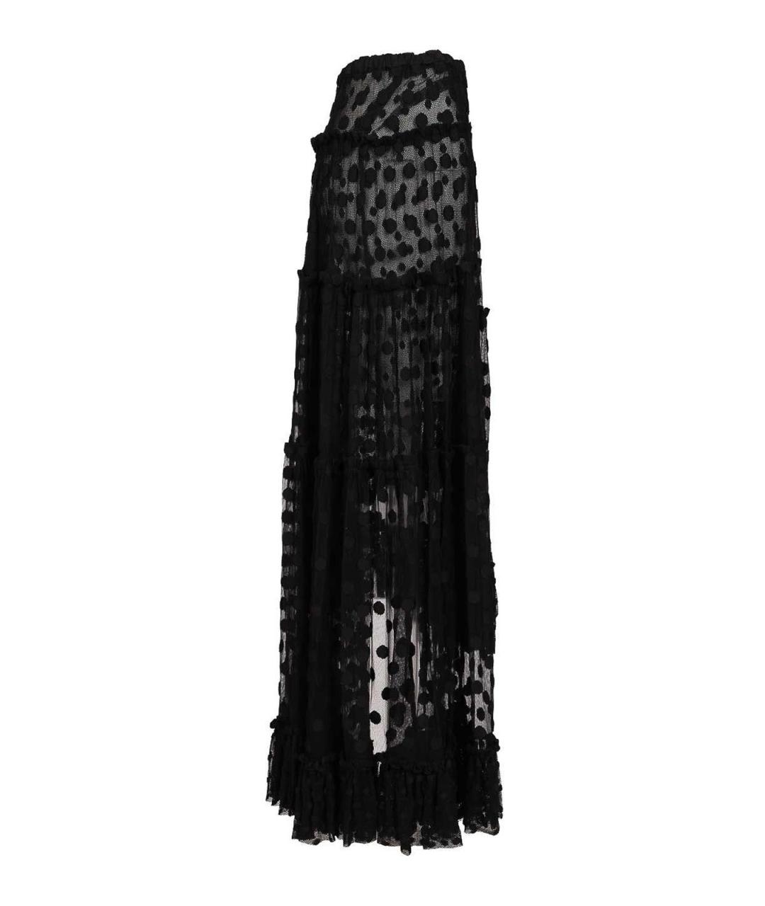 DRIES VAN NOTEN Черная хлопковая юбка макси, фото 3