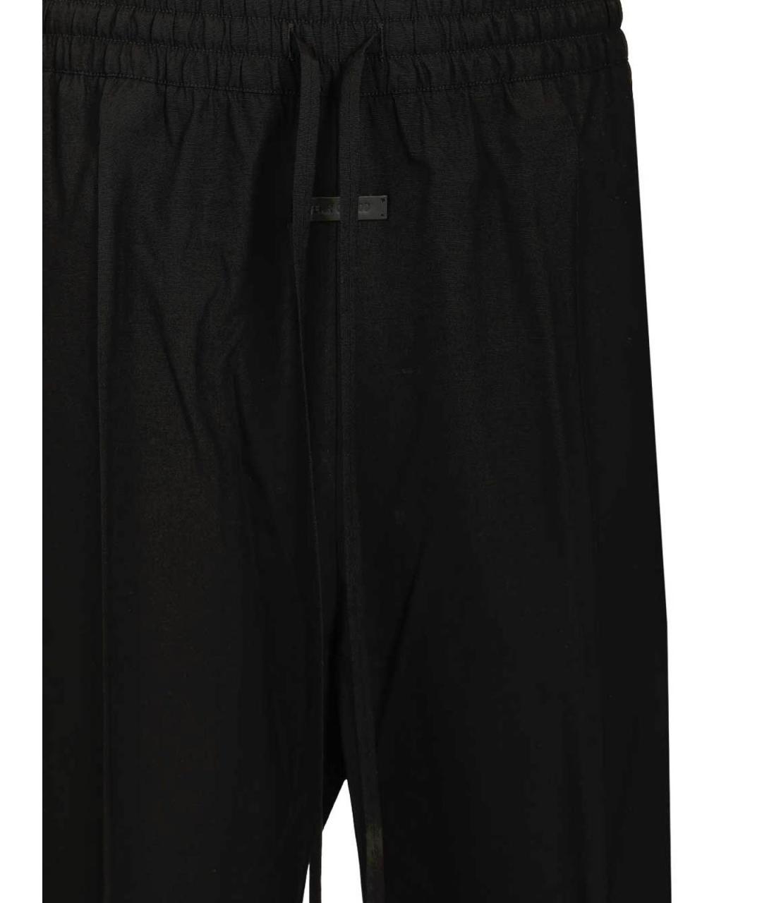 FEAR OF GOD Черные хлопковые повседневные брюки, фото 4