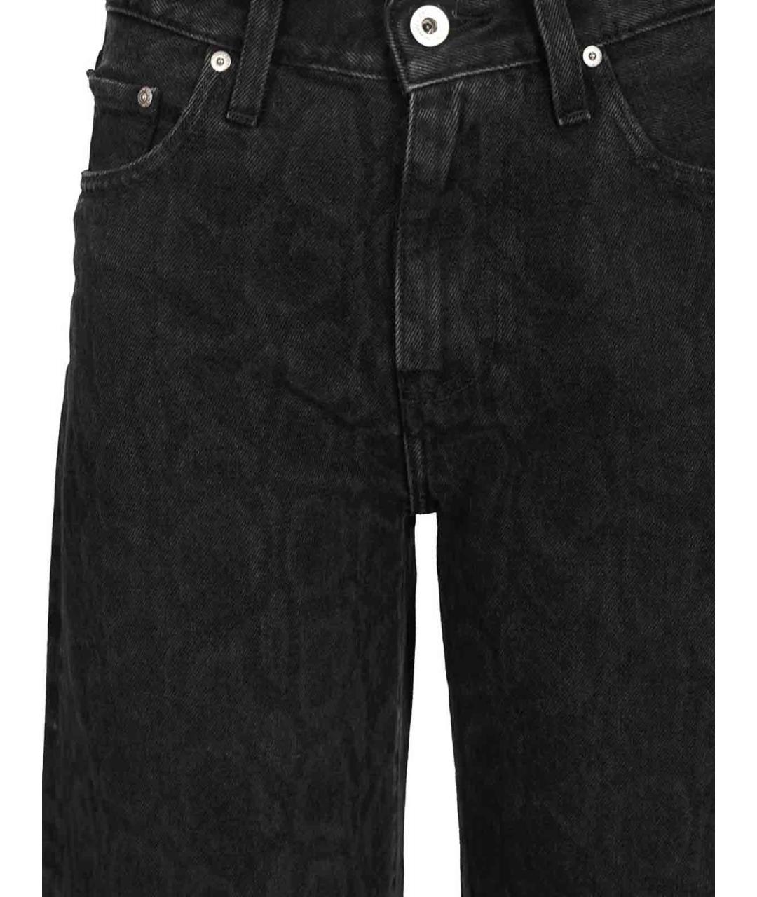 CARHARTT Черные хлопковые прямые джинсы, фото 4