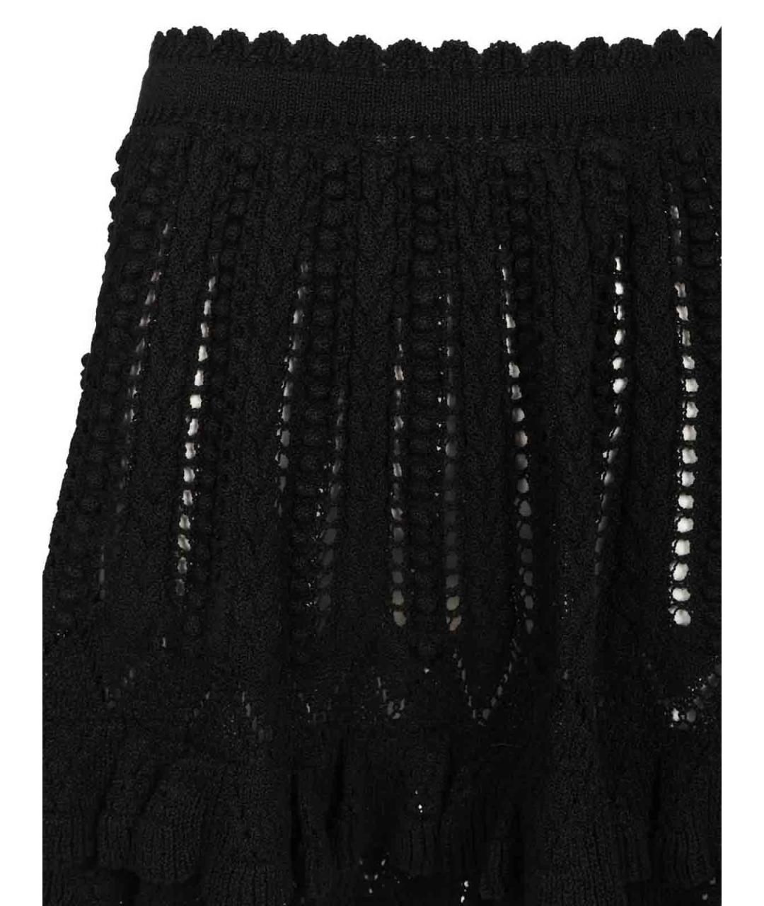 ISABEL MARANT Черная хлопковая юбка мини, фото 4