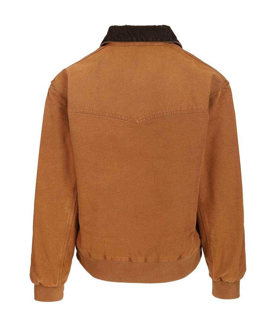 CARHARTT Коричневая хлопковая куртка, фото 2