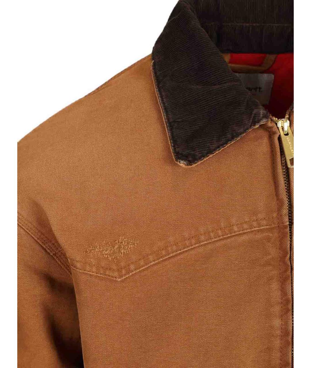 CARHARTT Коричневая хлопковая куртка, фото 6