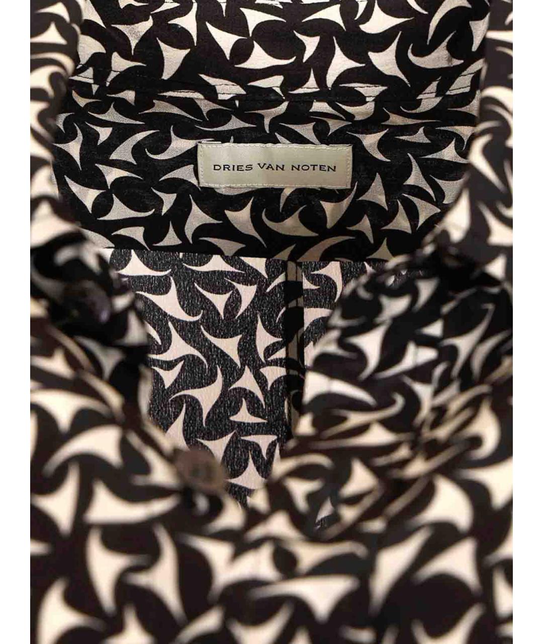 DRIES VAN NOTEN Мульти шелковая кэжуал рубашка, фото 5