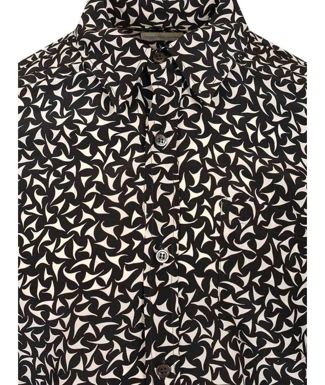 DRIES VAN NOTEN Мульти шелковая кэжуал рубашка, фото 4