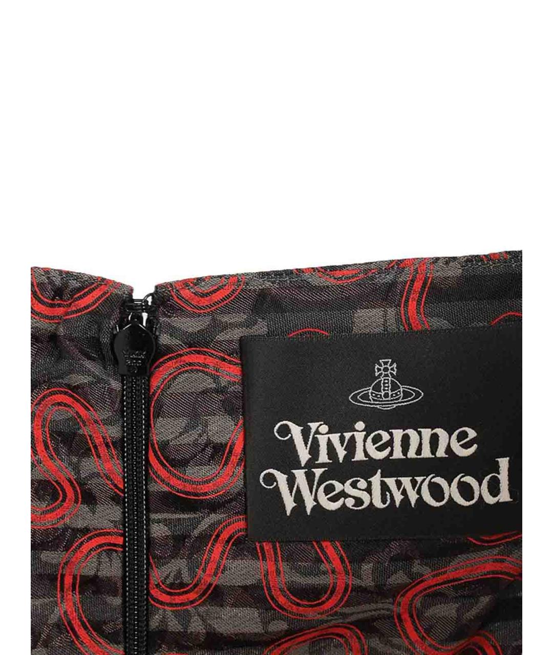 VIVIENNE WESTWOOD Мульти хлопковое повседневное платье, фото 5