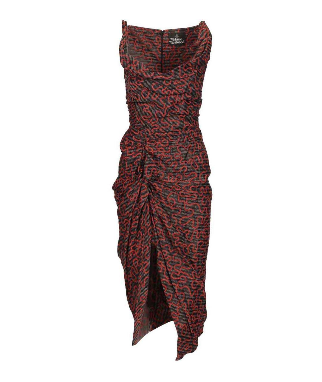 VIVIENNE WESTWOOD Мульти хлопковое повседневное платье, фото 1
