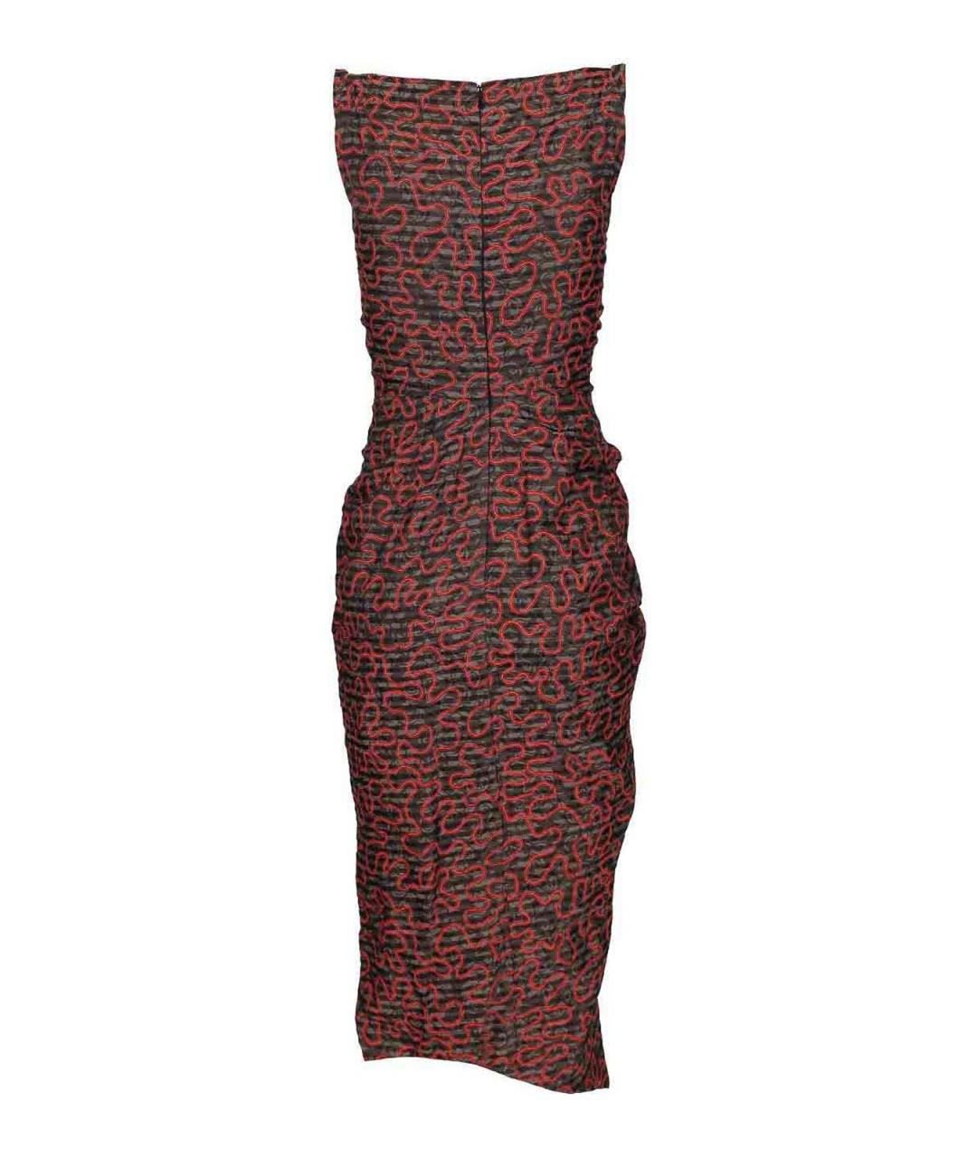VIVIENNE WESTWOOD Мульти хлопковое повседневное платье, фото 2