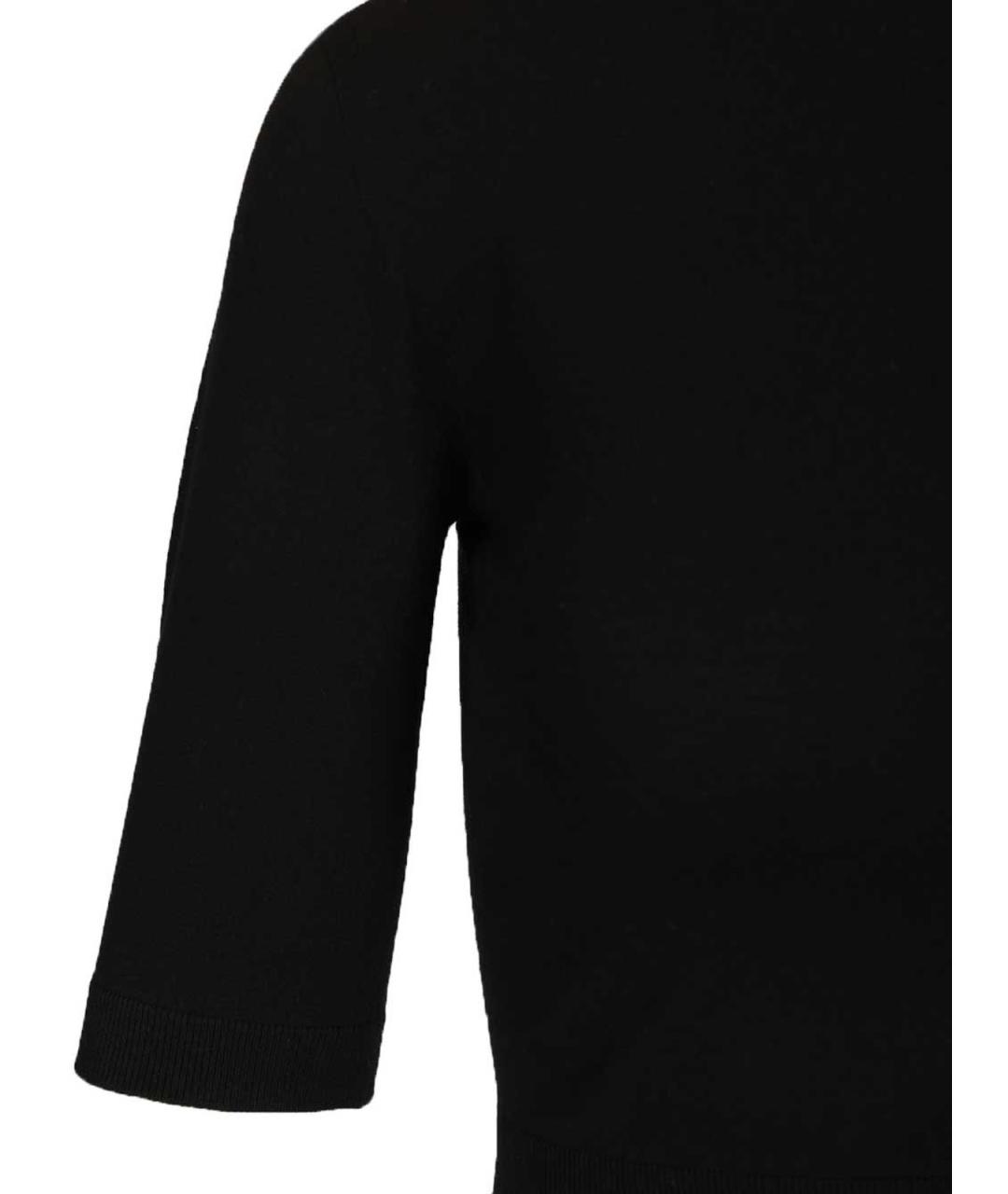 MAX MARA Черная вискозная водолазка, фото 4
