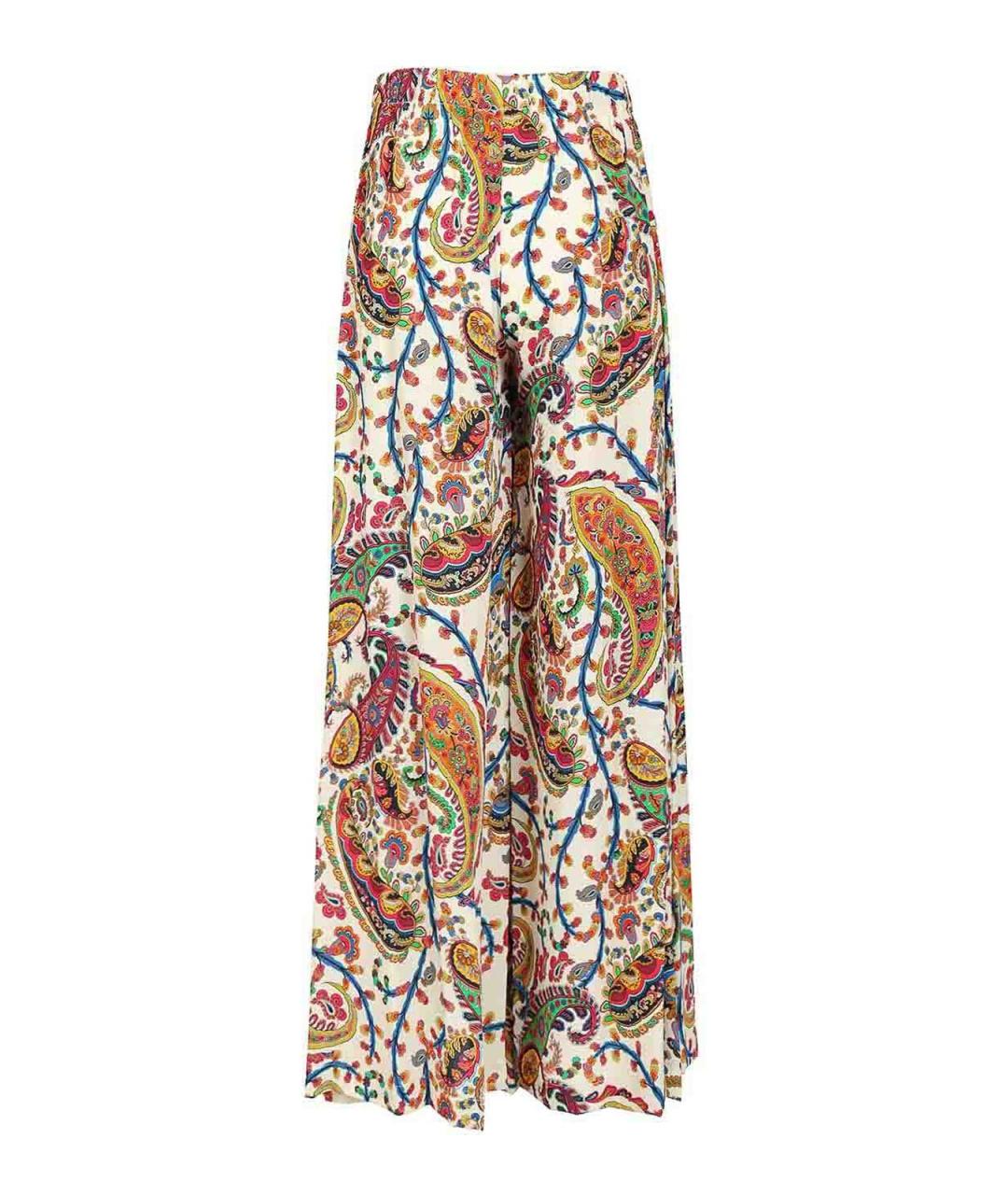 ETRO Мульти вискозные брюки широкие, фото 2