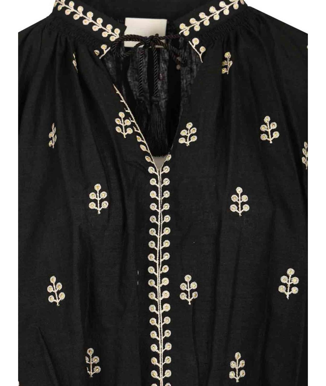 ISABEL MARANT Черная шелковая рубашка, фото 4