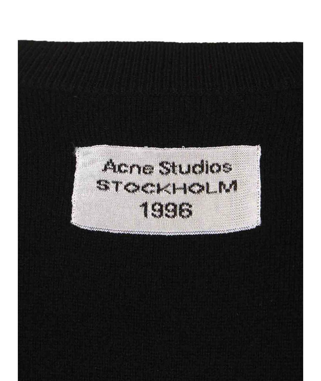 ACNE STUDIOS Черный кашемировый джемпер / свитер, фото 5