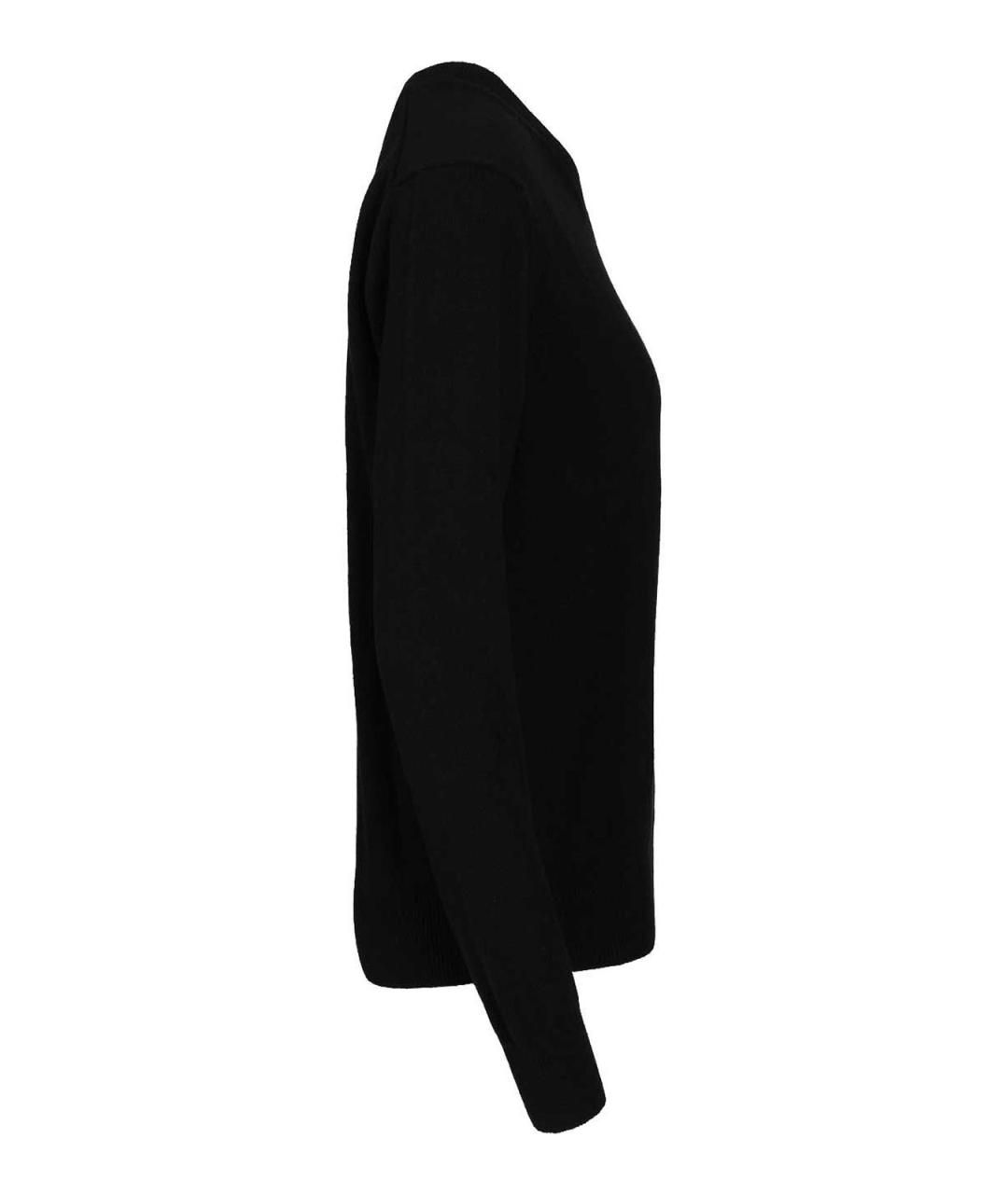 COMME DES GARÇONS PLAY Черный шерстяной джемпер / свитер, фото 3