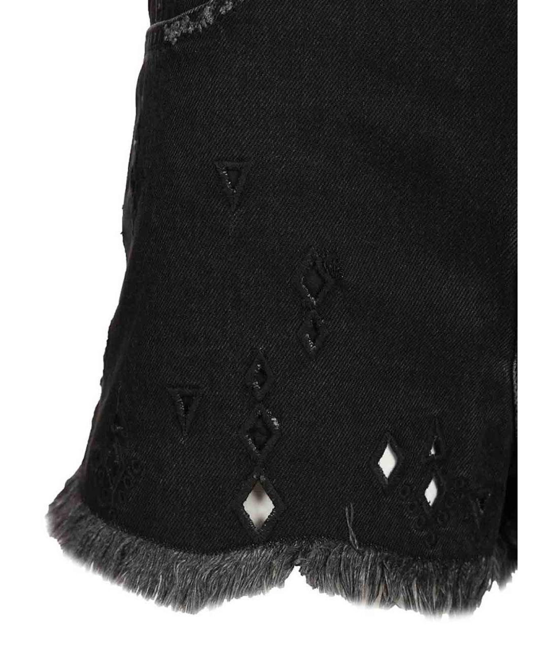 ISABEL MARANT Черные хлопковые шорты, фото 4