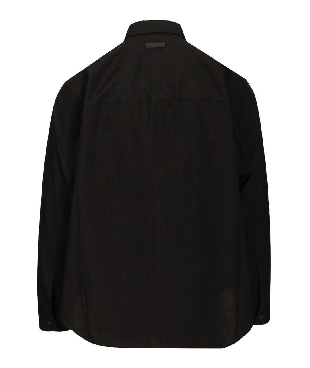 FEAR OF GOD Черная хлопковая кэжуал рубашка, фото 2
